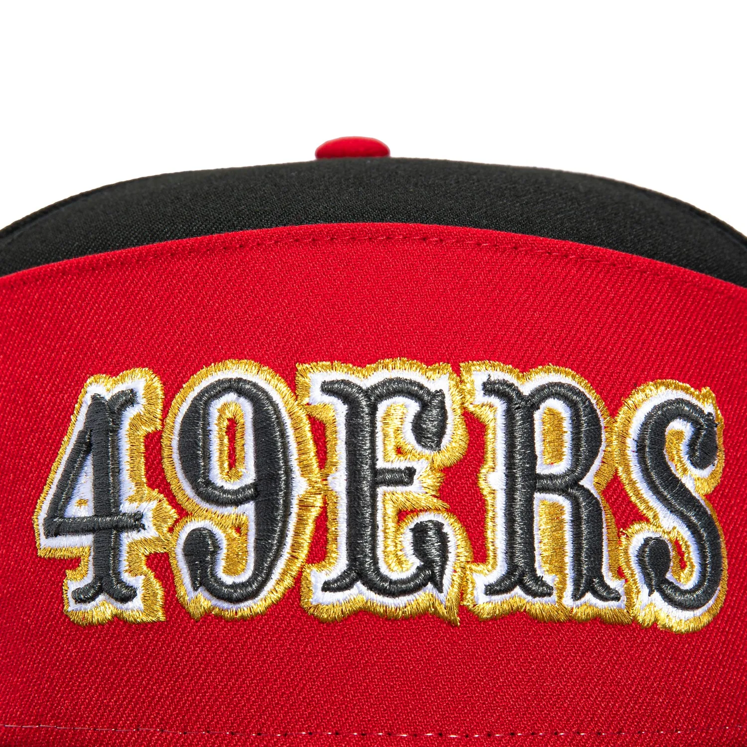 New Era 59Fifty Split Panel San Francisco 49ers Word Hat - Red, Black sold by Hat Club product image thumbnail 4