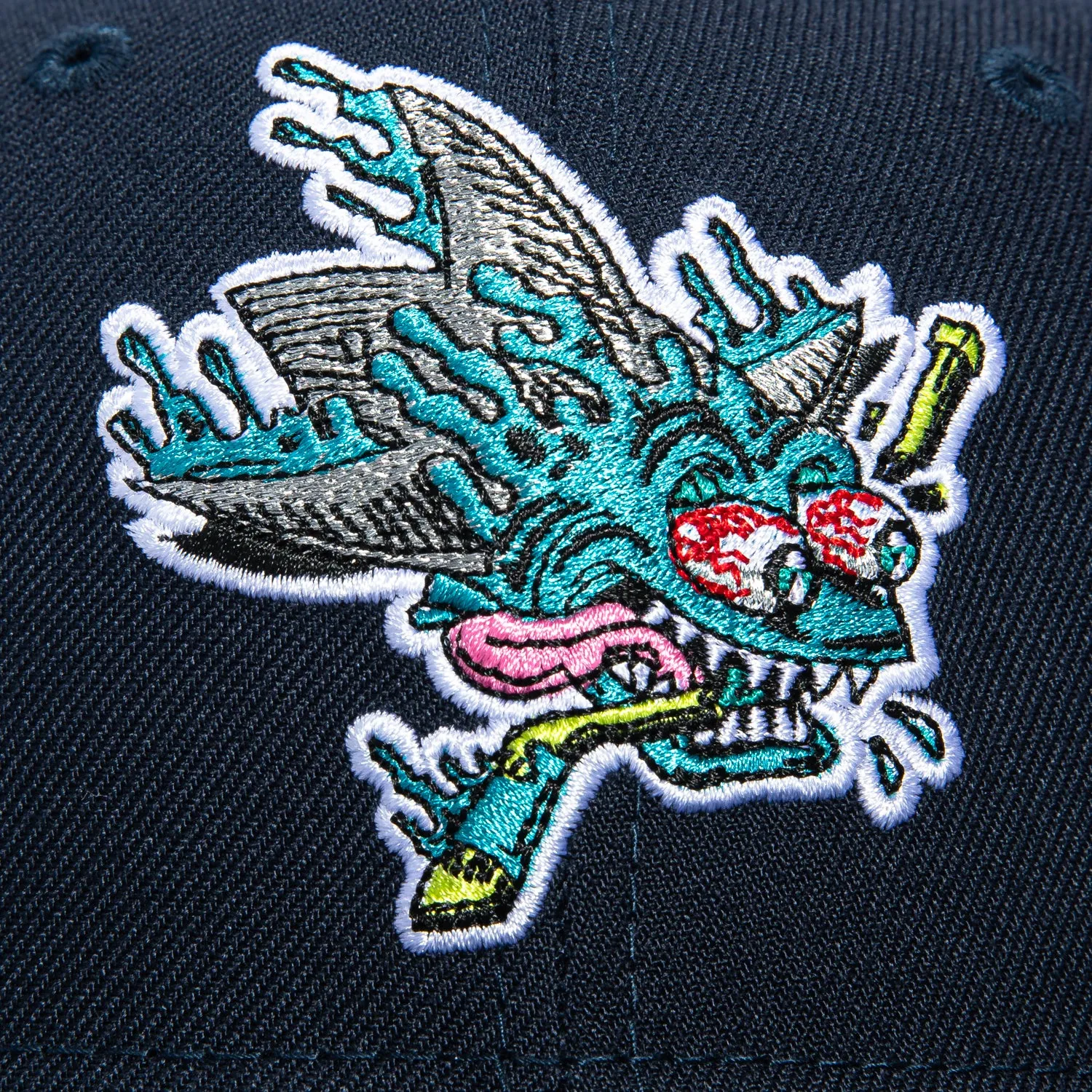 New Era 59Fifty San Jose Sharks Santa Cruz Hat - Navy, Black sold by Hat Club product image thumbnail 4