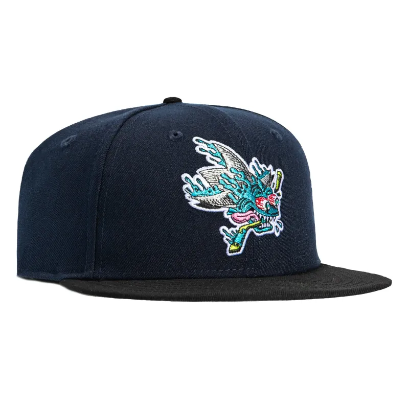 New Era 59Fifty San Jose Sharks Santa Cruz Hat - Navy, Black sold by Hat Club