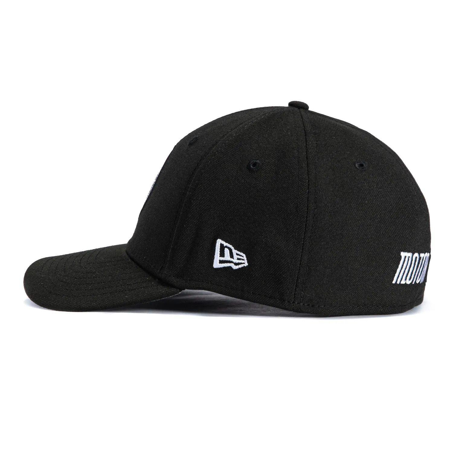 New Era 39Thirty Detroit Tigers Script Stretch Fitted Hat - Black, White sold by Hat Club product image thumbnail 2