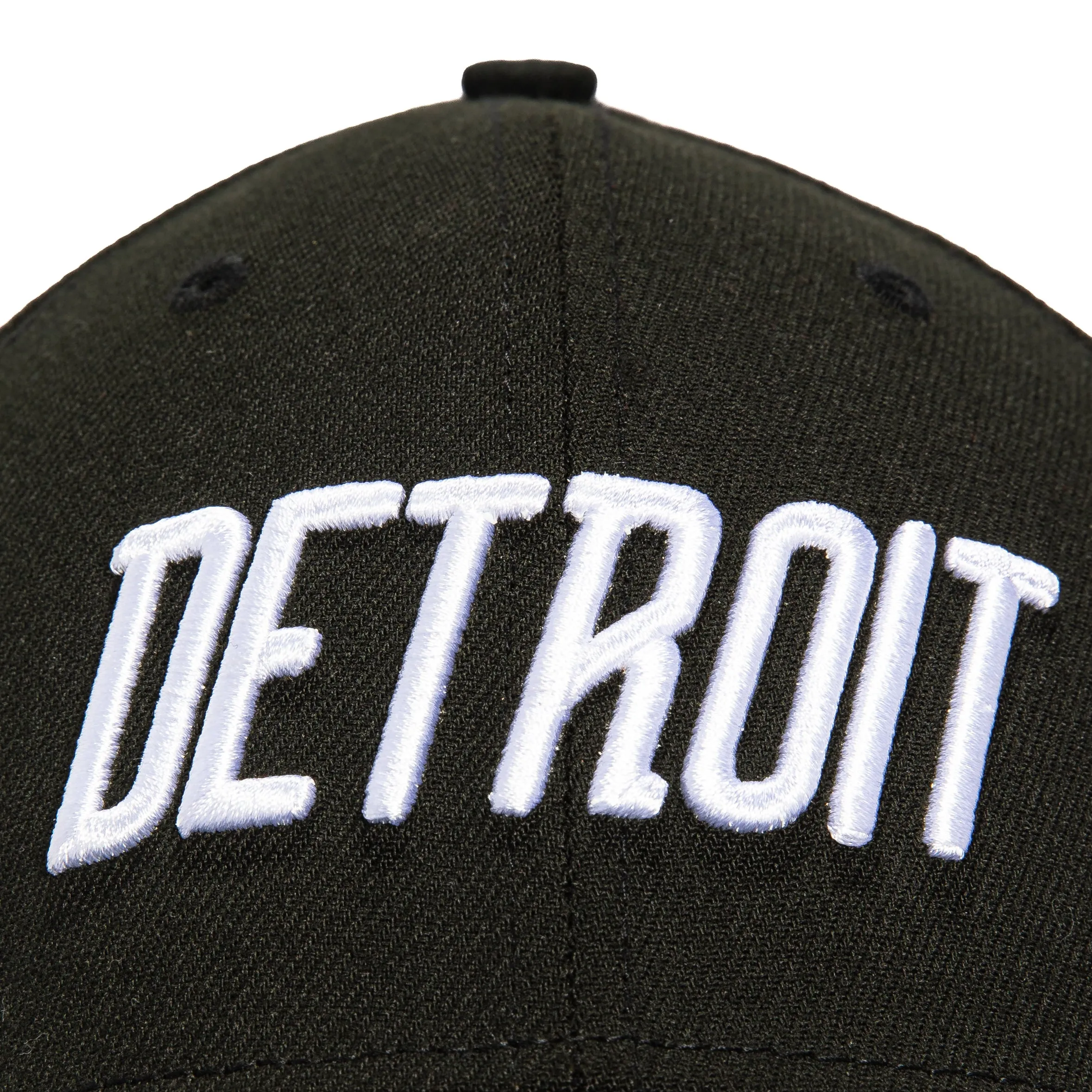 New Era 39Thirty Detroit Tigers Script Stretch Fitted Hat - Black, White sold by Hat Club product image thumbnail 3
