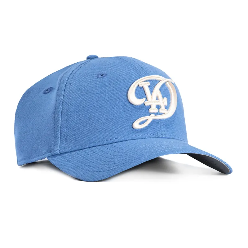 New Era 39Thirty Los Angeles Dodgers 2024 City Connect Stretch Fitted Hat - Light Blue made by New Era