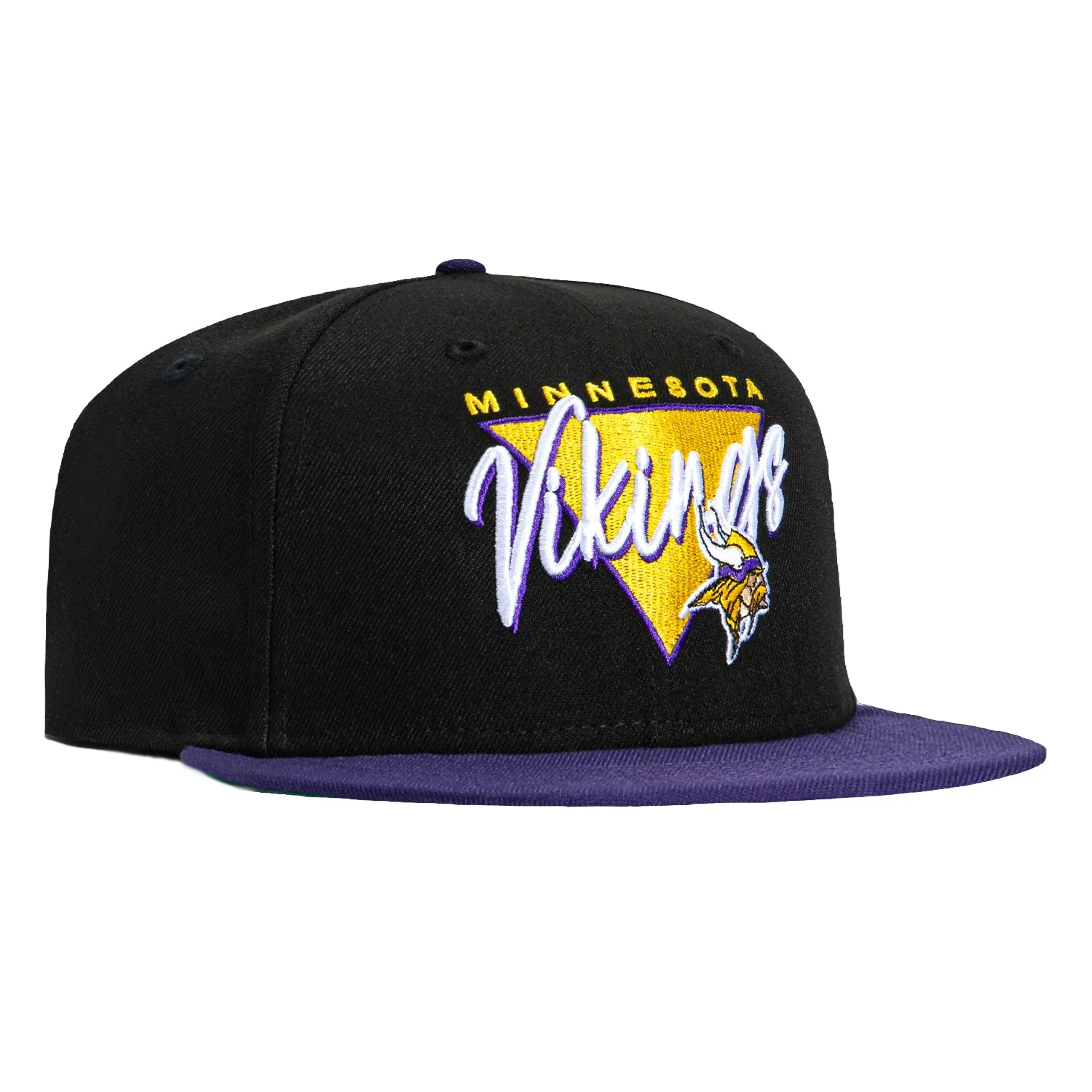 New Era 59Fifty Minnesota Vikings Vintage Triangle Hat - Black, Purple sold by Hat Club