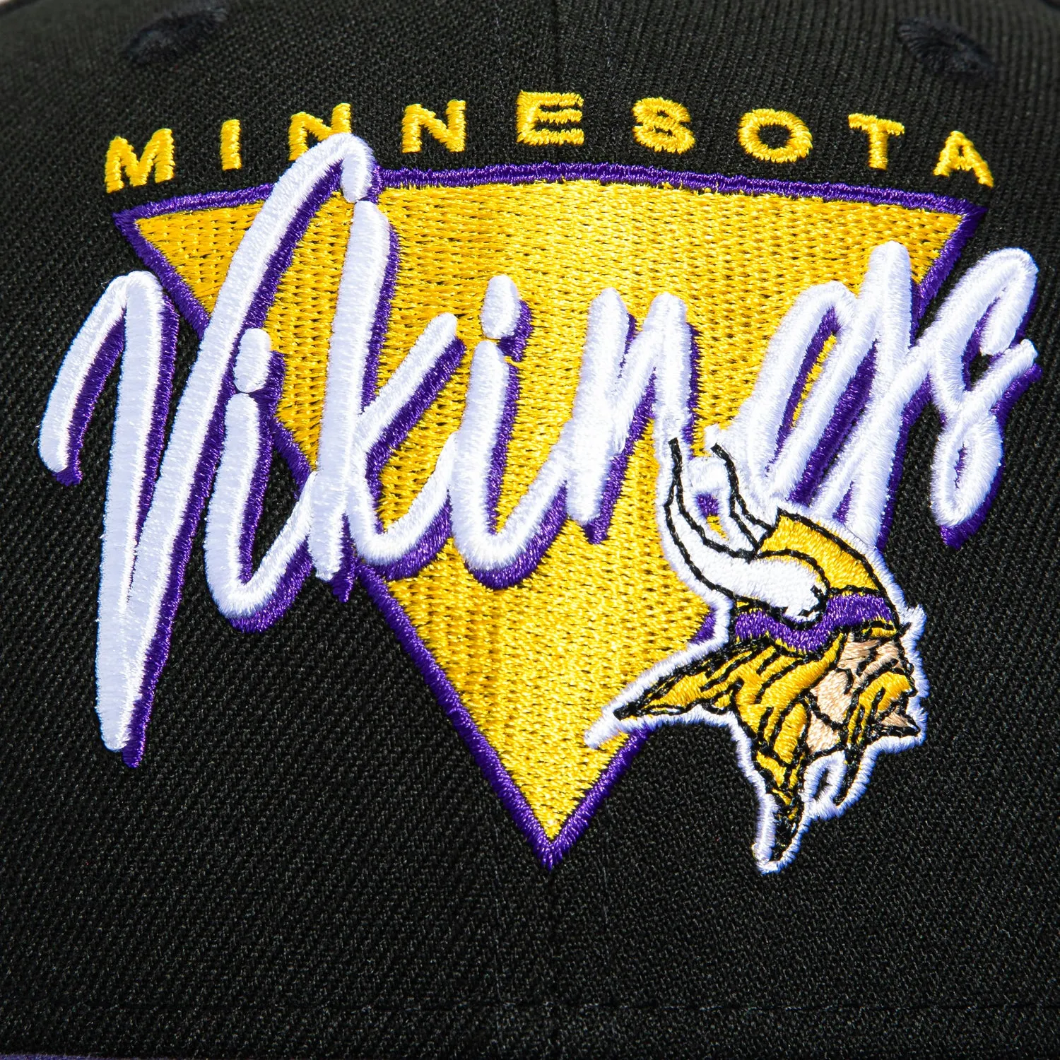 New Era 59Fifty Minnesota Vikings Vintage Triangle Hat - Black, Purple sold by Hat Club product image thumbnail 4