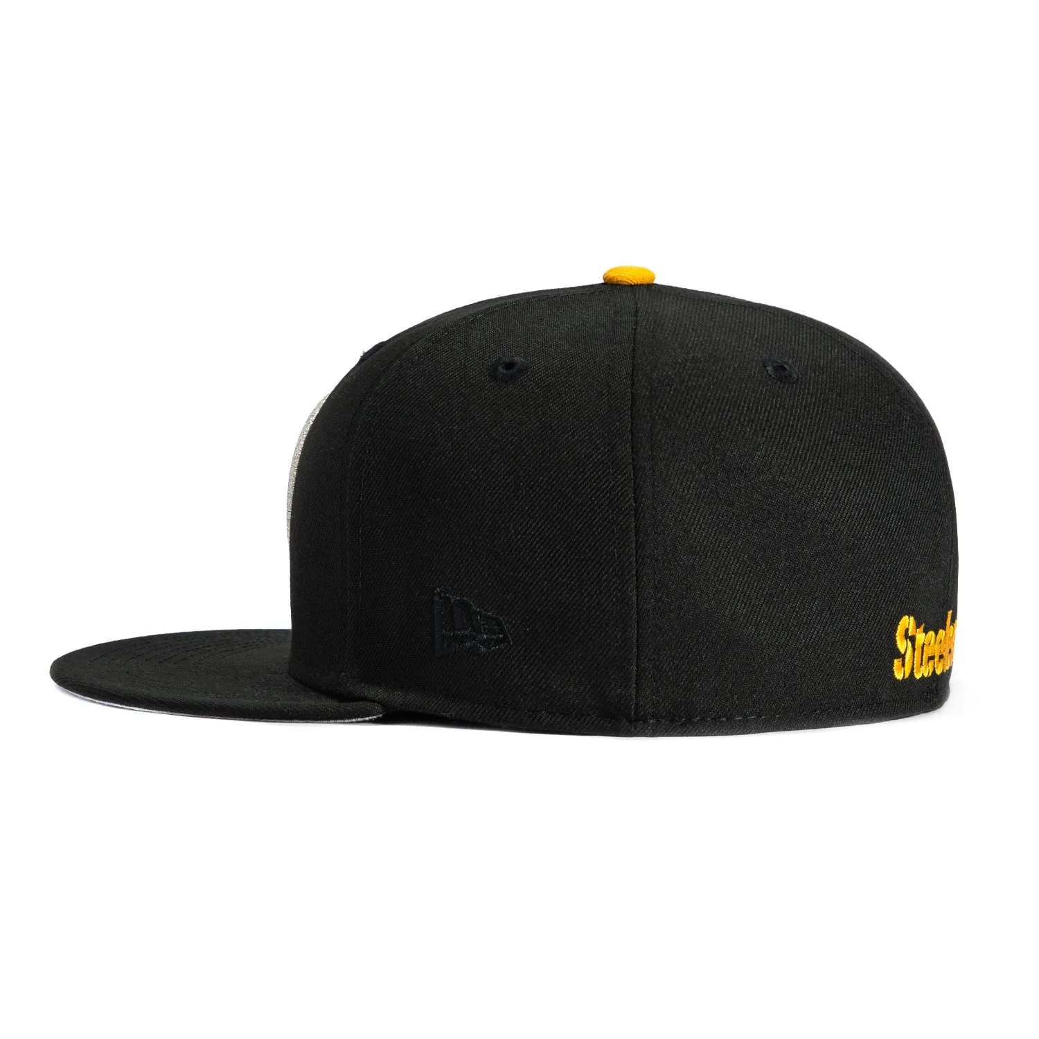New Era 59Fifty Pittsburgh Steelers Blackout Hat - Black sold by Hat Club product image thumbnail 3