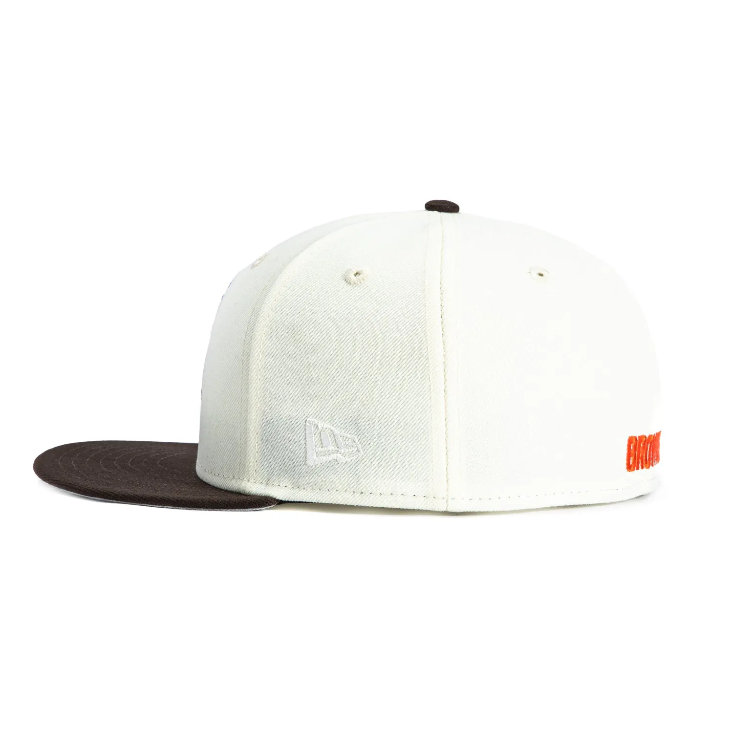 New Era 59Fifty Cleveland Browns Elf Hat - White, Brown sold by Hat Club product image thumbnail 3