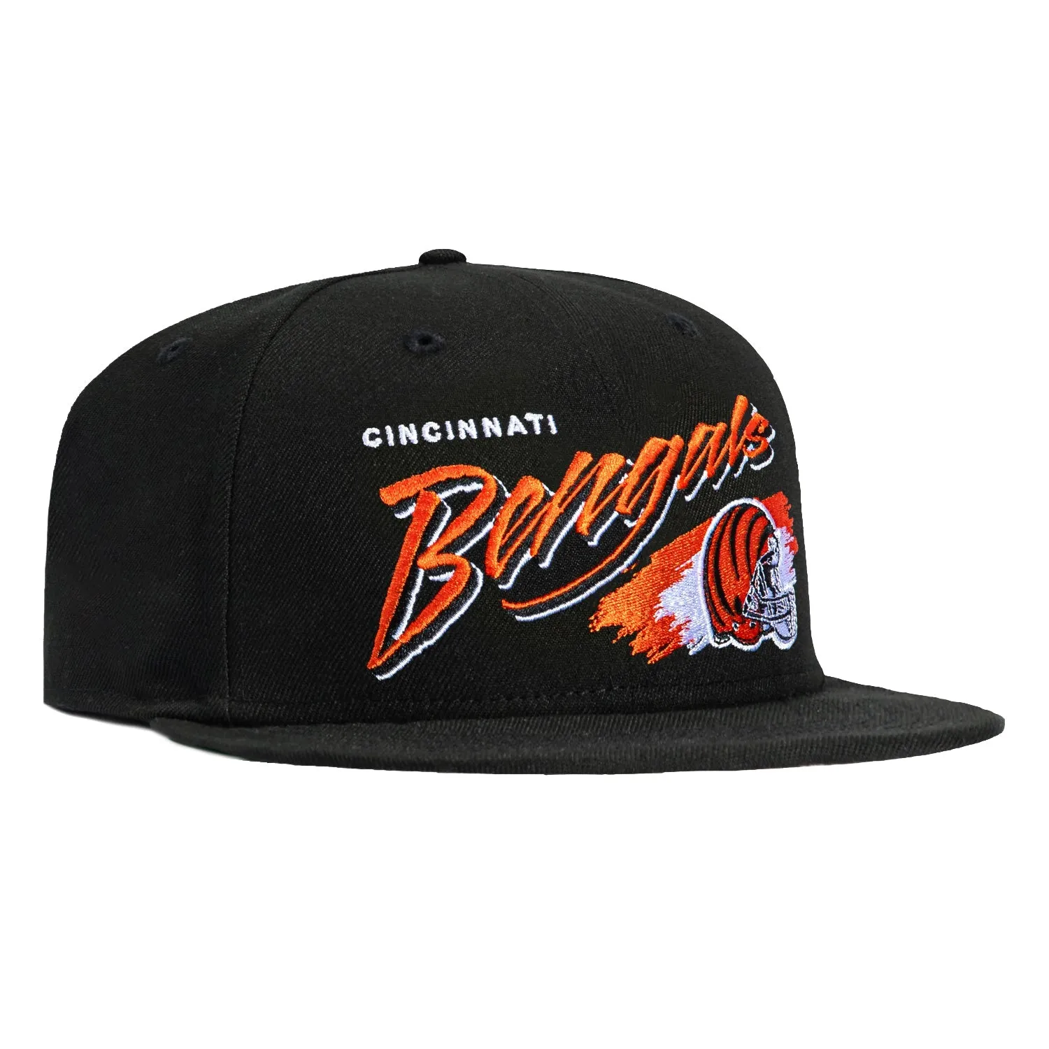 New Era 59Fifty Cincinnati Bengals Vintage Brush Hat - Black sold by Hat Club