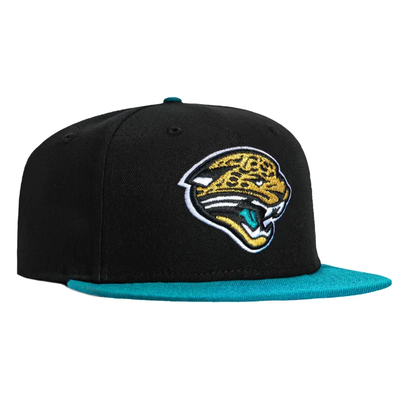 New Era 59Fifty Jacksonville Jaguars 1995 Hat - Black, Teal sold by Hat Club