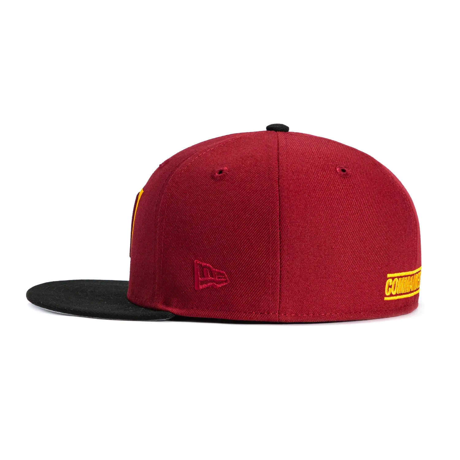 New Era 59Fifty Washington Commanders Hat - Cardinal, Black sold by Hat Club product image thumbnail 3