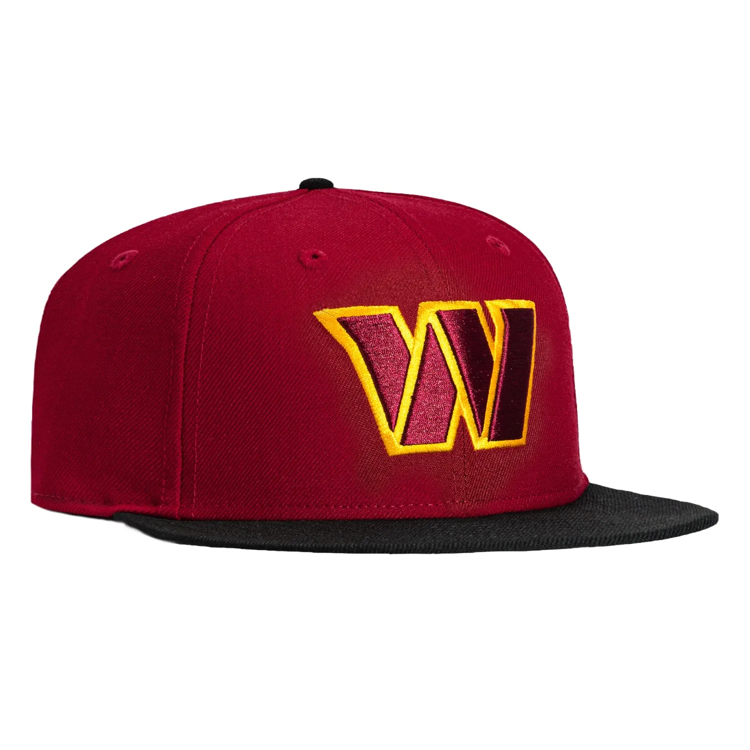 New Era 59Fifty Washington Commanders Hat - Cardinal, Black sold by Hat Club