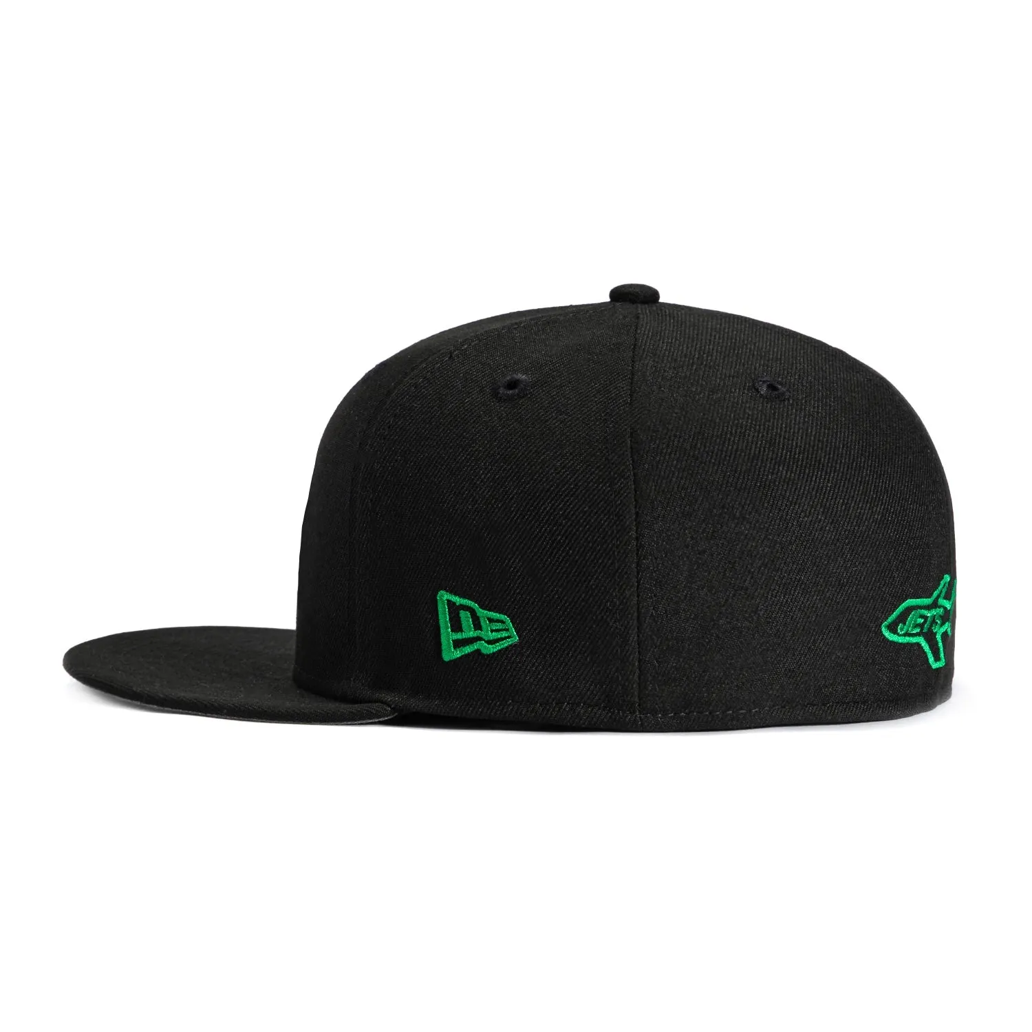 New Era 59Fifty New York Jets Script Hat - Black, Green sold by Hat Club product image thumbnail 3