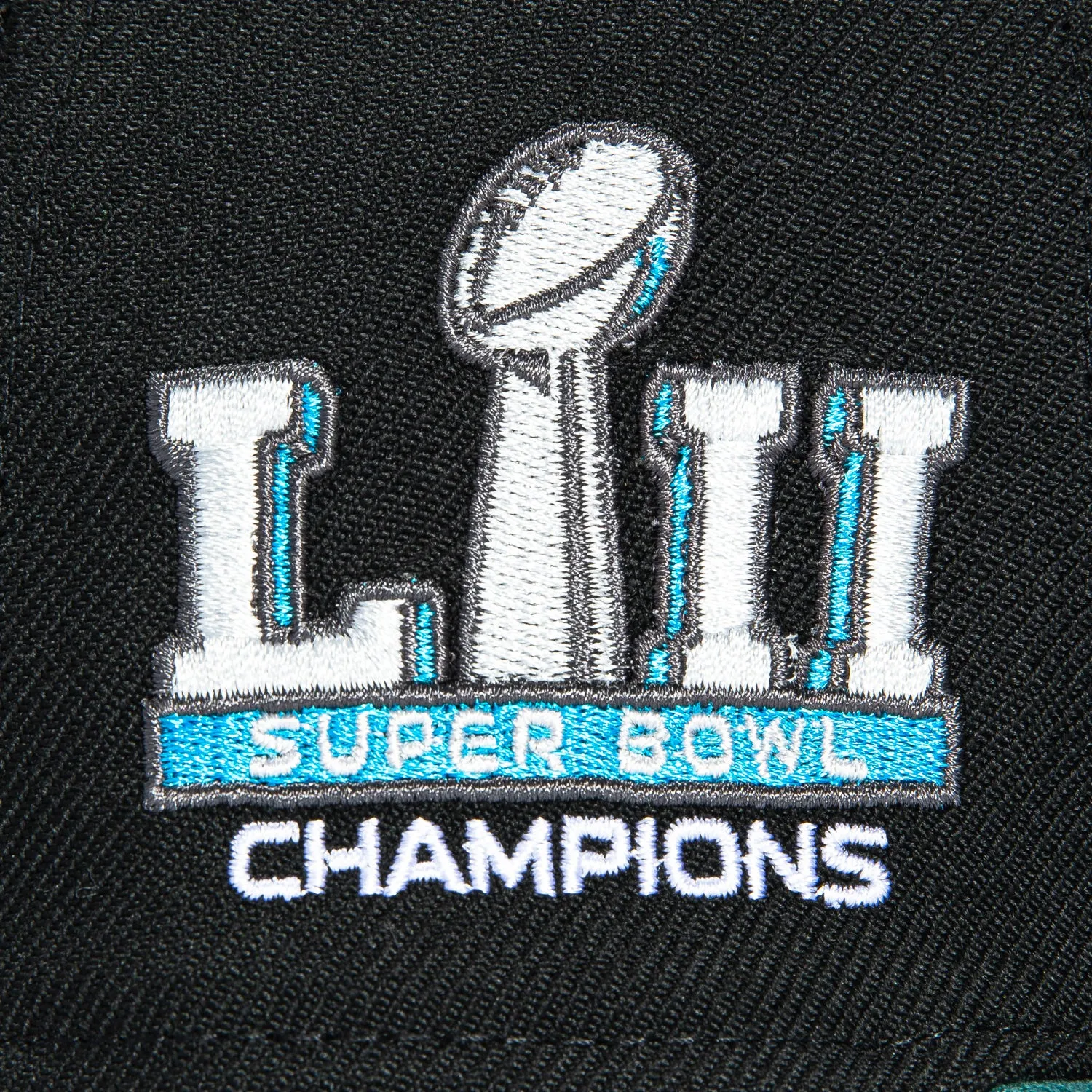 New Era 59Fifty Philadelphia Eagles 2025 Super Bowl Champions Patch Hat - Black, Green sold by Hat Club product image thumbnail 5