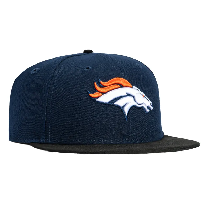 New Era 59Fifty Denver Broncos Hat - Navy, Black sold by Hat Club