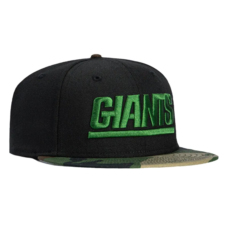 New Era 59Fifty New York Giants Hat - Black, Camo sold by Hat Club