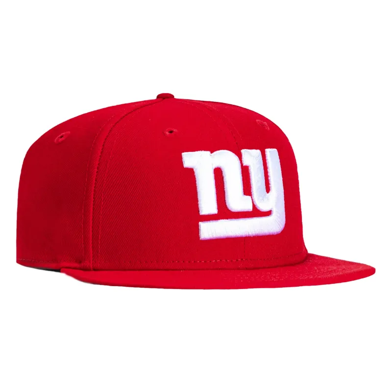 New Era 59Fifty New York Giants Hat - Red, White sold by Hat Club