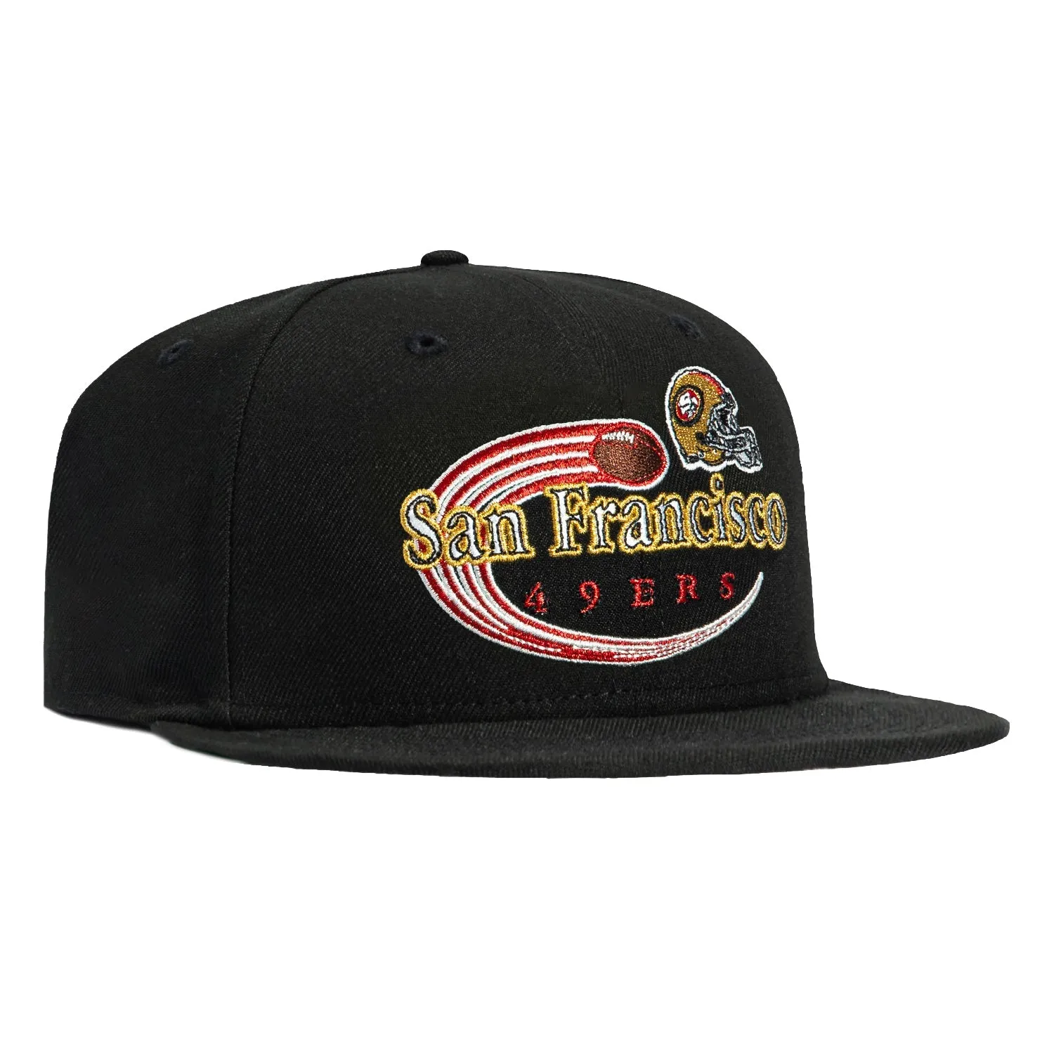 New Era 59Fifty San Francisco 49ers Swirl Hat - Black sold by Hat Club