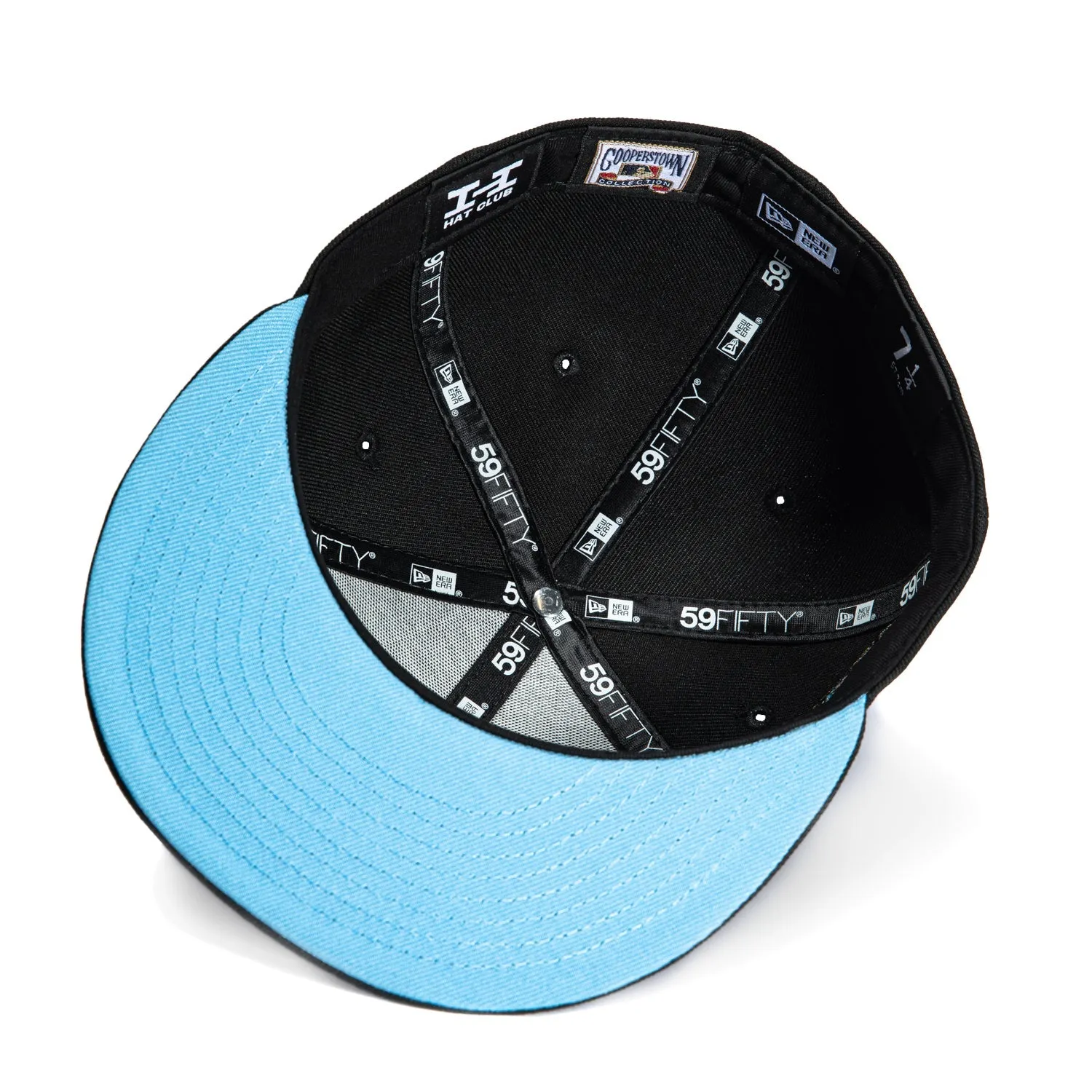 New Era 59Fifty Brooklyn Dodgers Ebbets Field Patch Script Hat - Black, Metallic Gold sold by Hat Club product image thumbnail 2