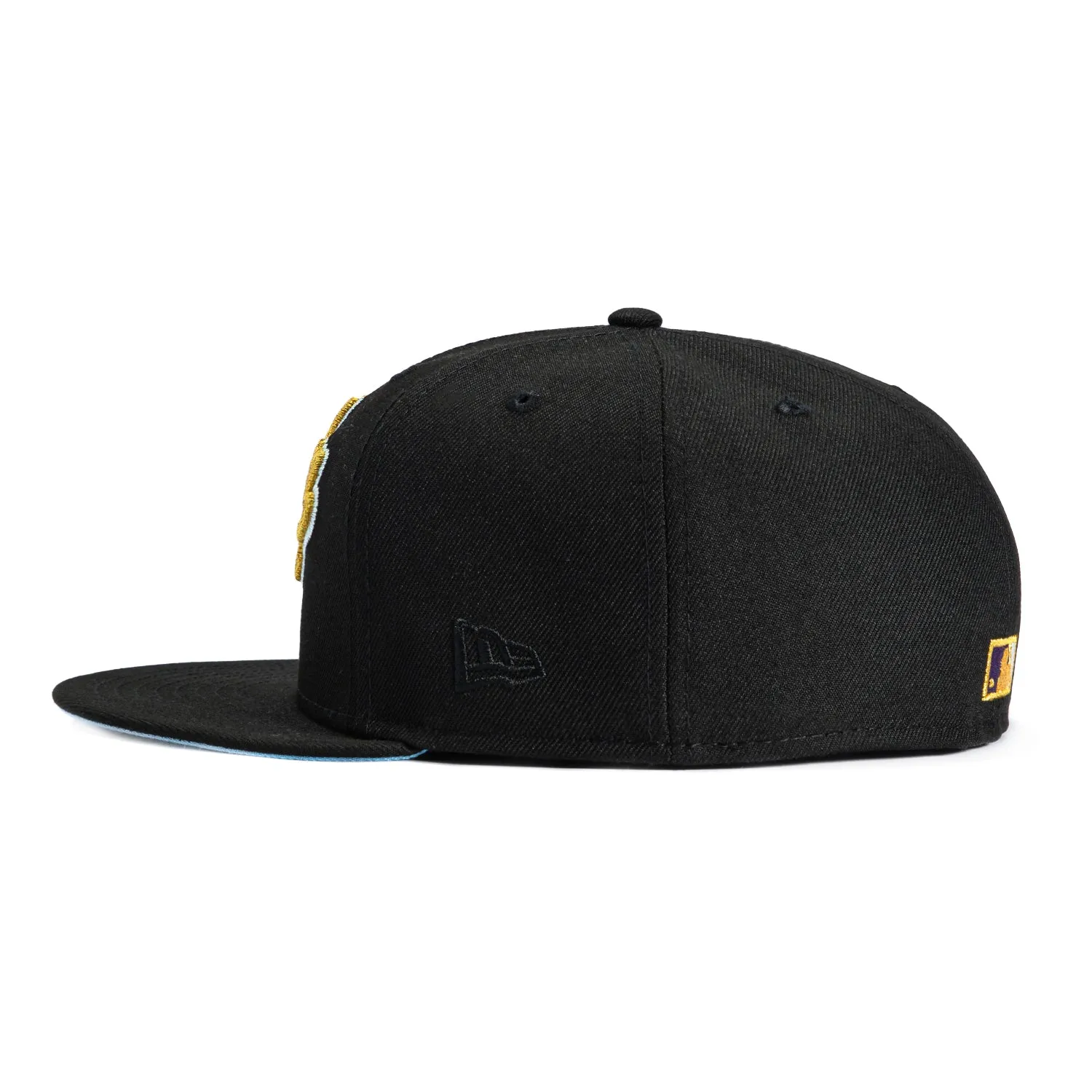 New Era 59Fifty Brooklyn Dodgers Ebbets Field Patch Script Hat - Black, Metallic Gold sold by Hat Club product image thumbnail 3