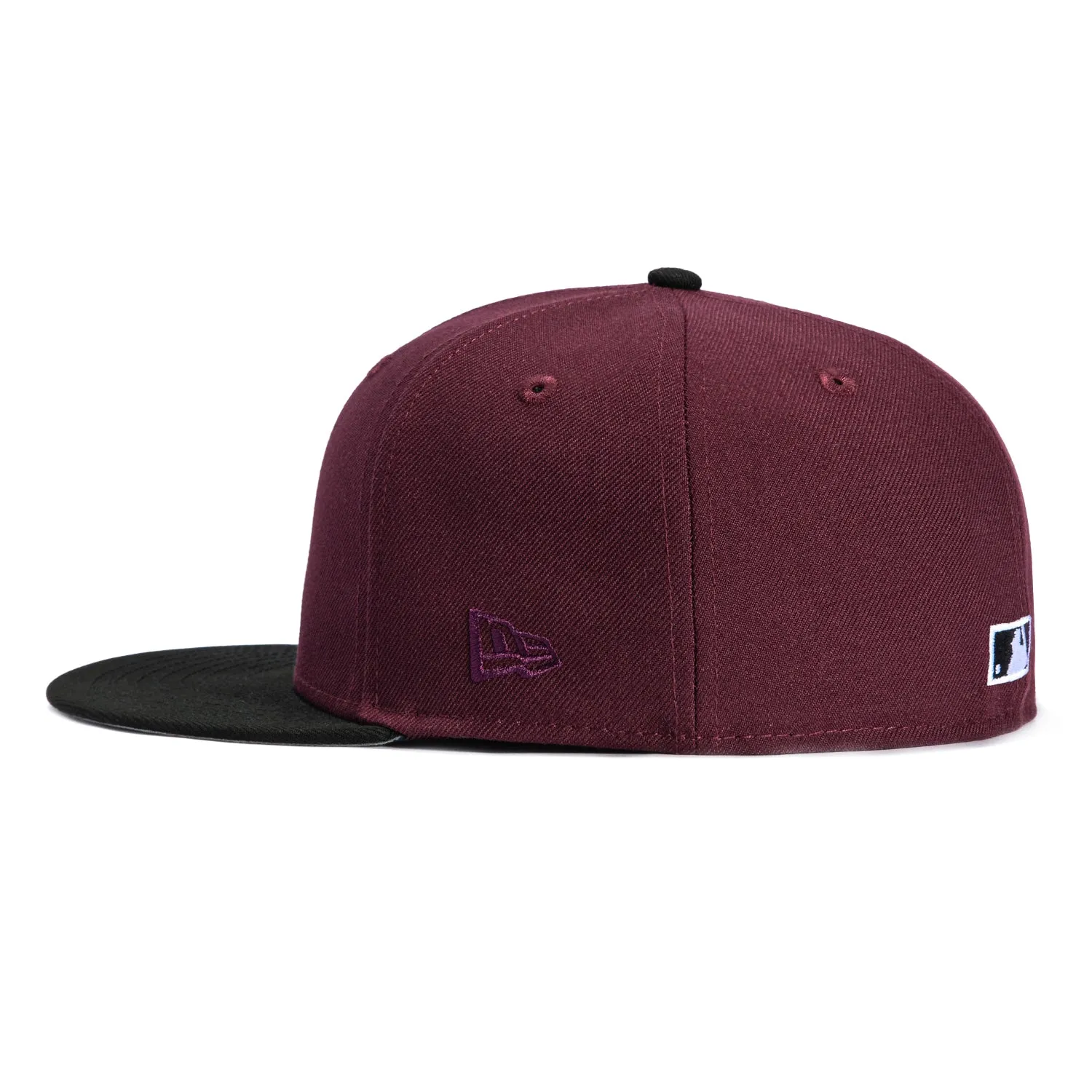 New Era 59Fifty San Diego Padres Hat - Maroon, Black sold by Hat Club product image thumbnail 3