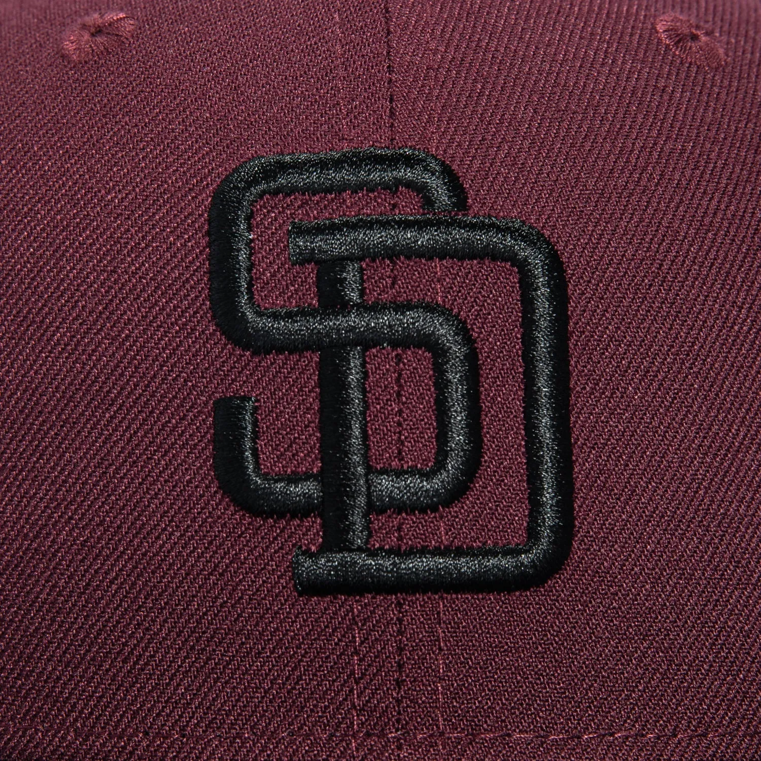 New Era 59Fifty San Diego Padres Hat - Maroon, Black sold by Hat Club product image thumbnail 4