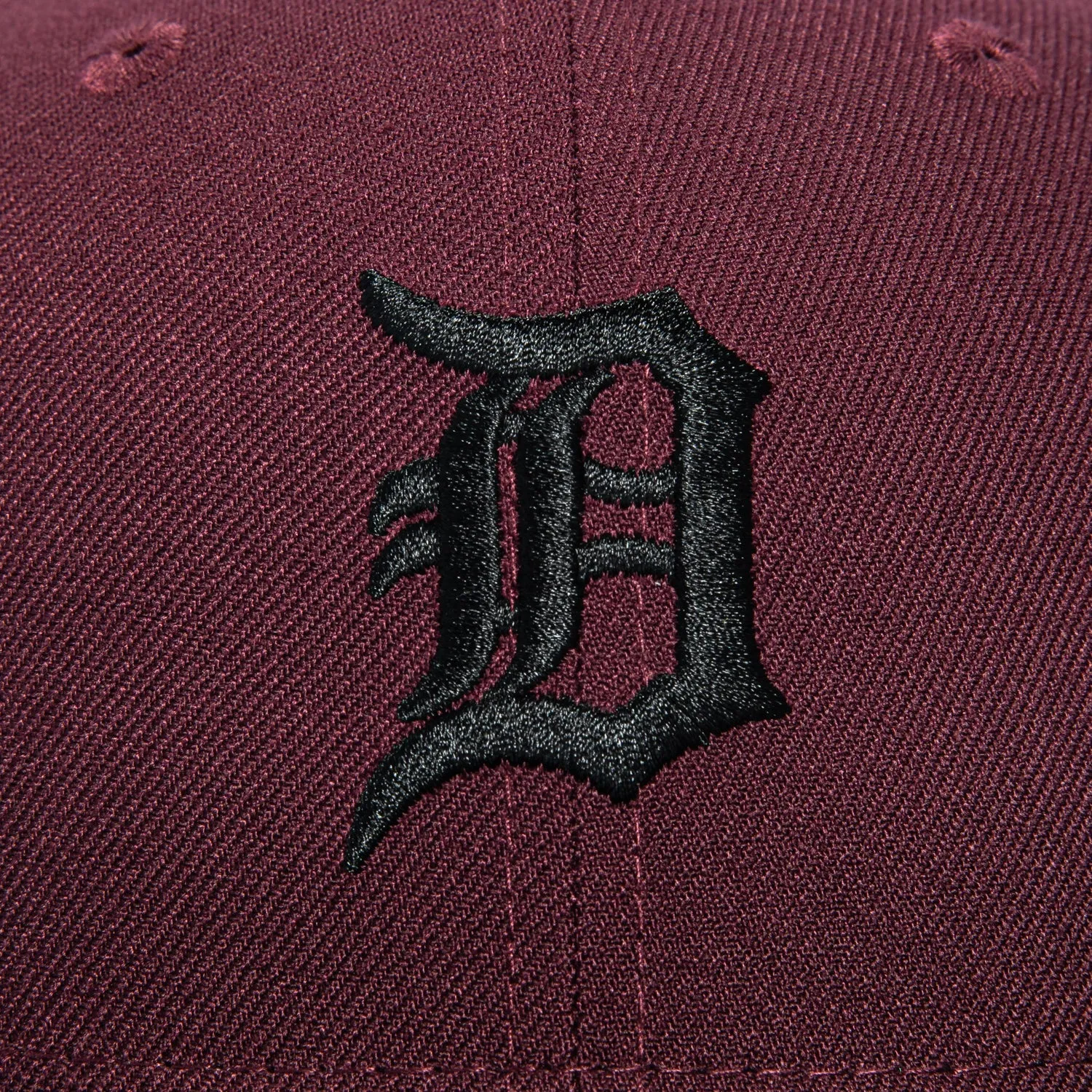 New Era 59Fifty Detroit Tigers Hat - Maroon, Black sold by Hat Club product image thumbnail 4