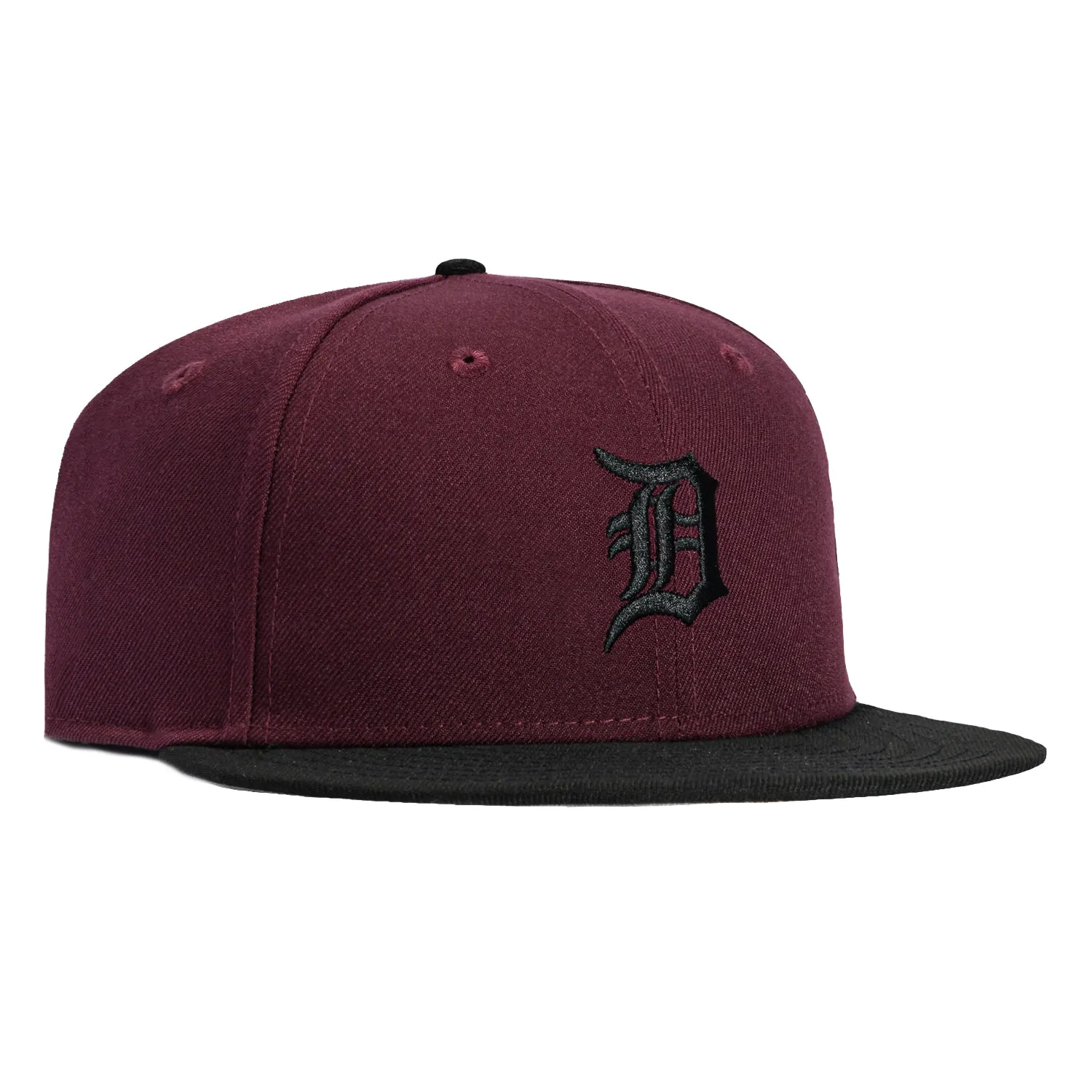 New Era 59Fifty Detroit Tigers Hat - Maroon, Black sold by Hat Club
