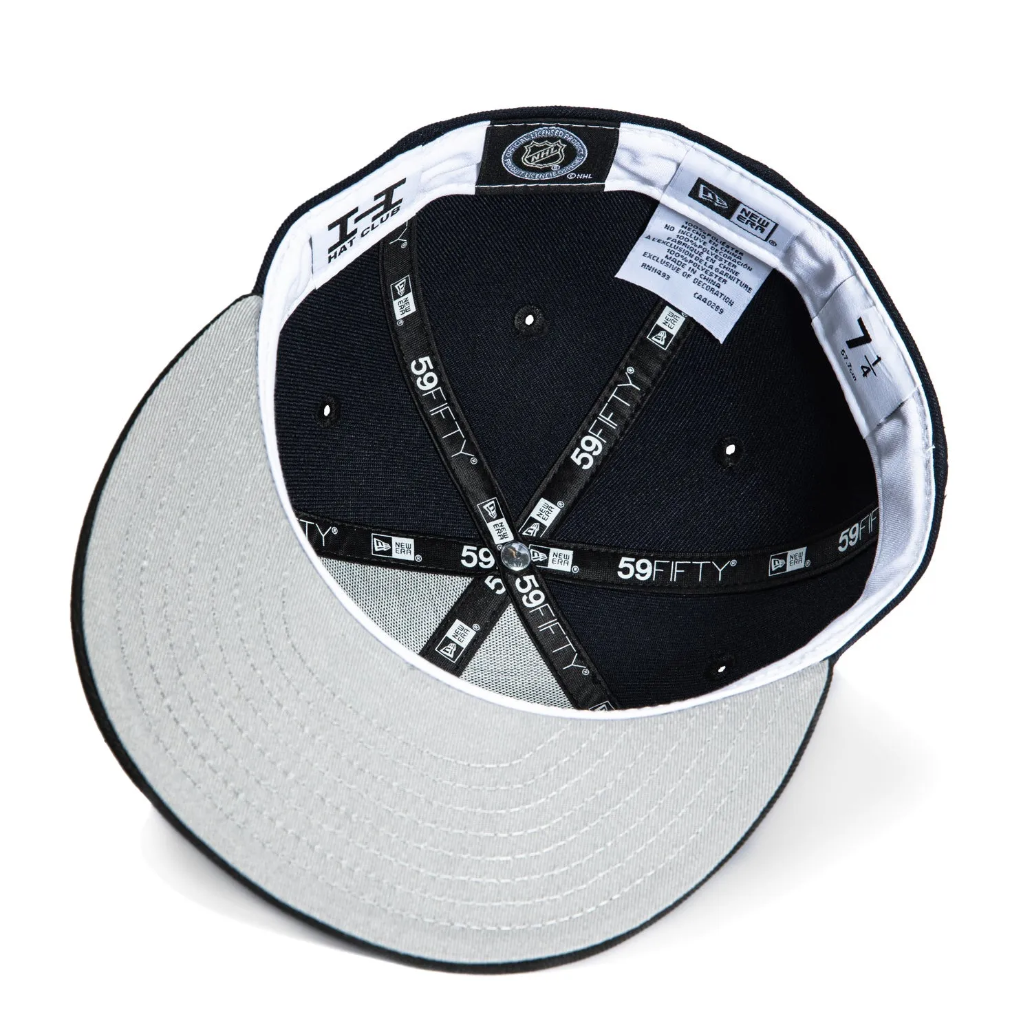 New Era 59Fifty San Jose Sharks Script Hat - Navy, Black sold by Hat Club product image thumbnail 2
