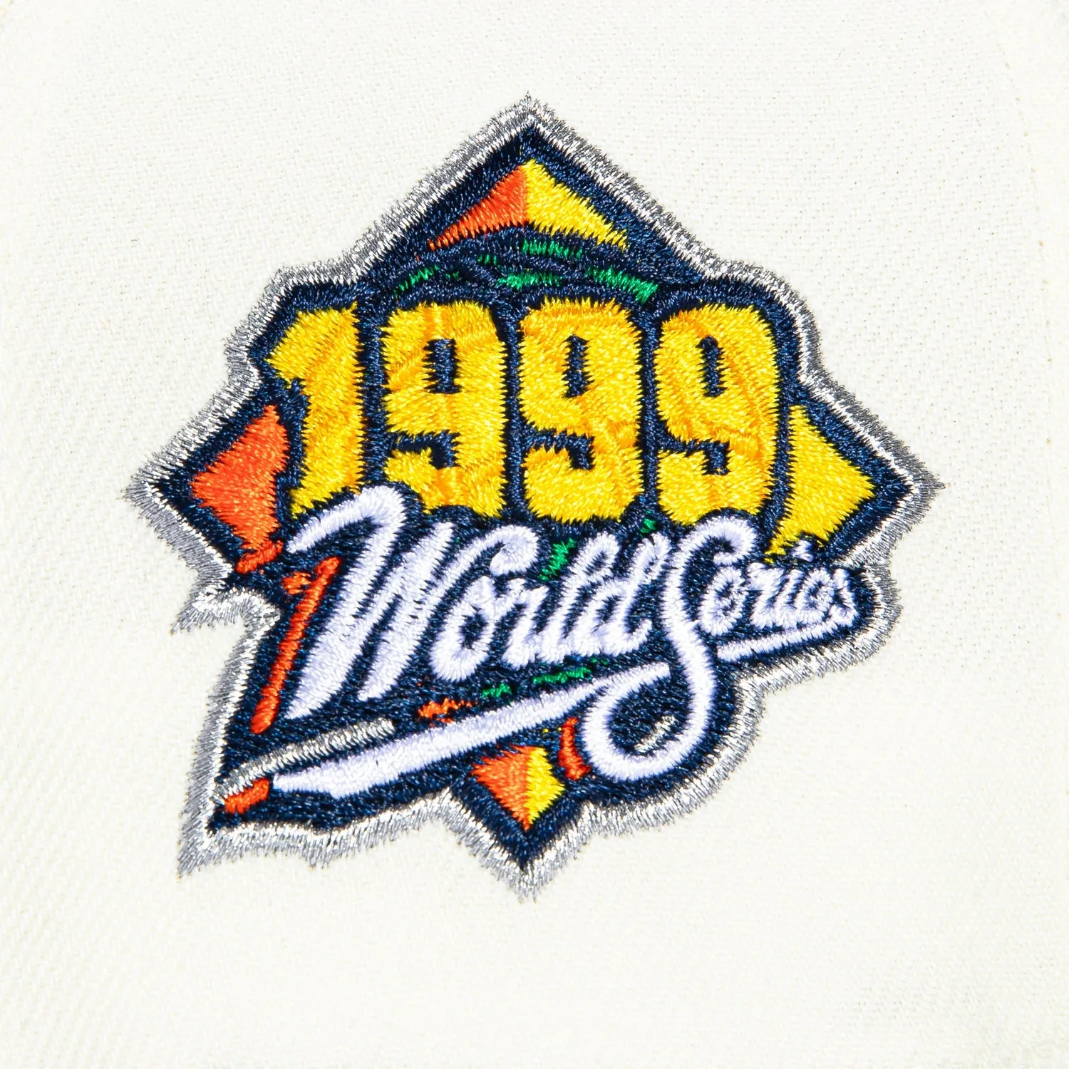 New Era 59Fifty New York Yankees 1999 World Series Patch Hat - White, Navy, Orange sold by Hat Club product image thumbnail 5