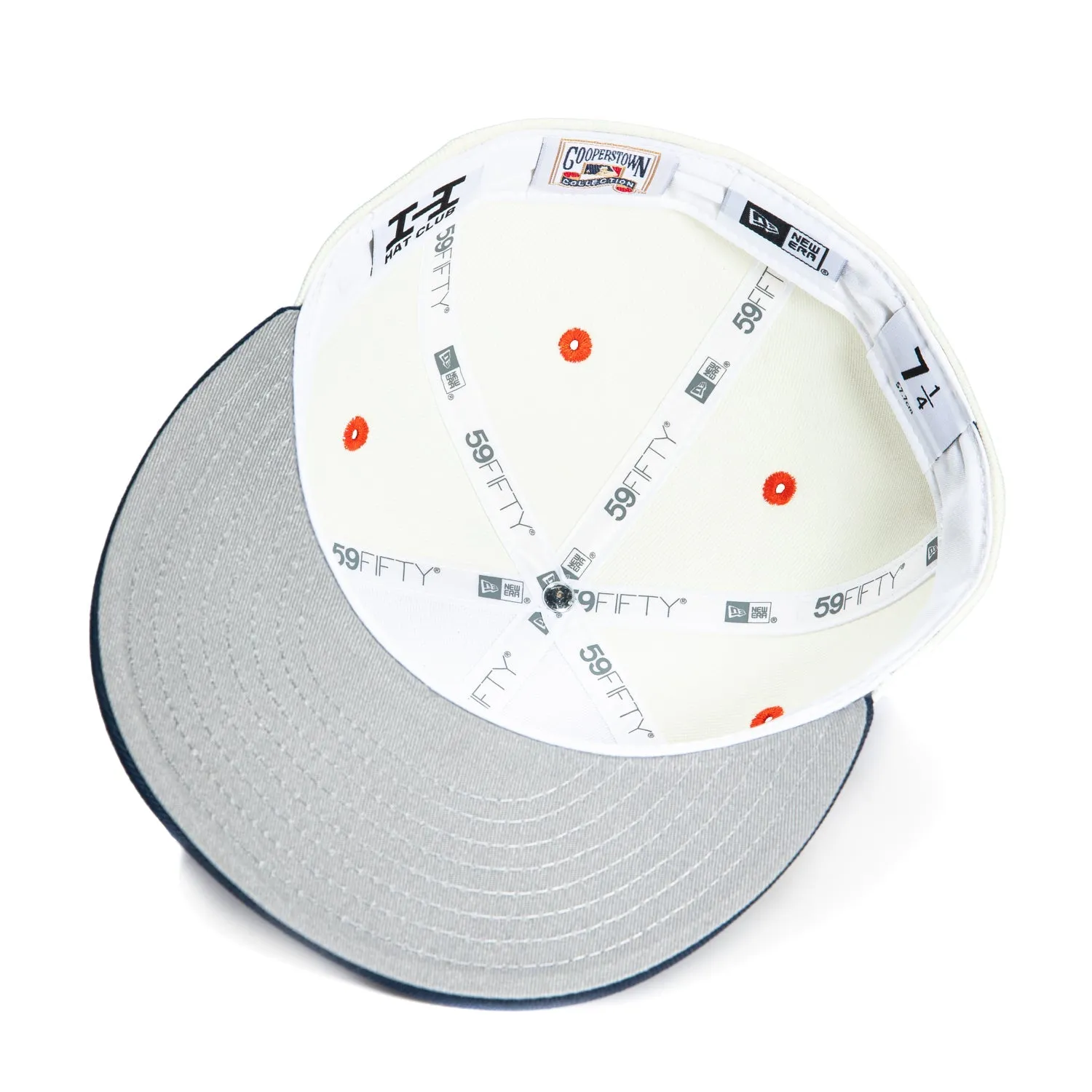 New Era 59Fifty New York Yankees 1999 World Series Patch Hat - White, Navy, Orange sold by Hat Club product image thumbnail 2