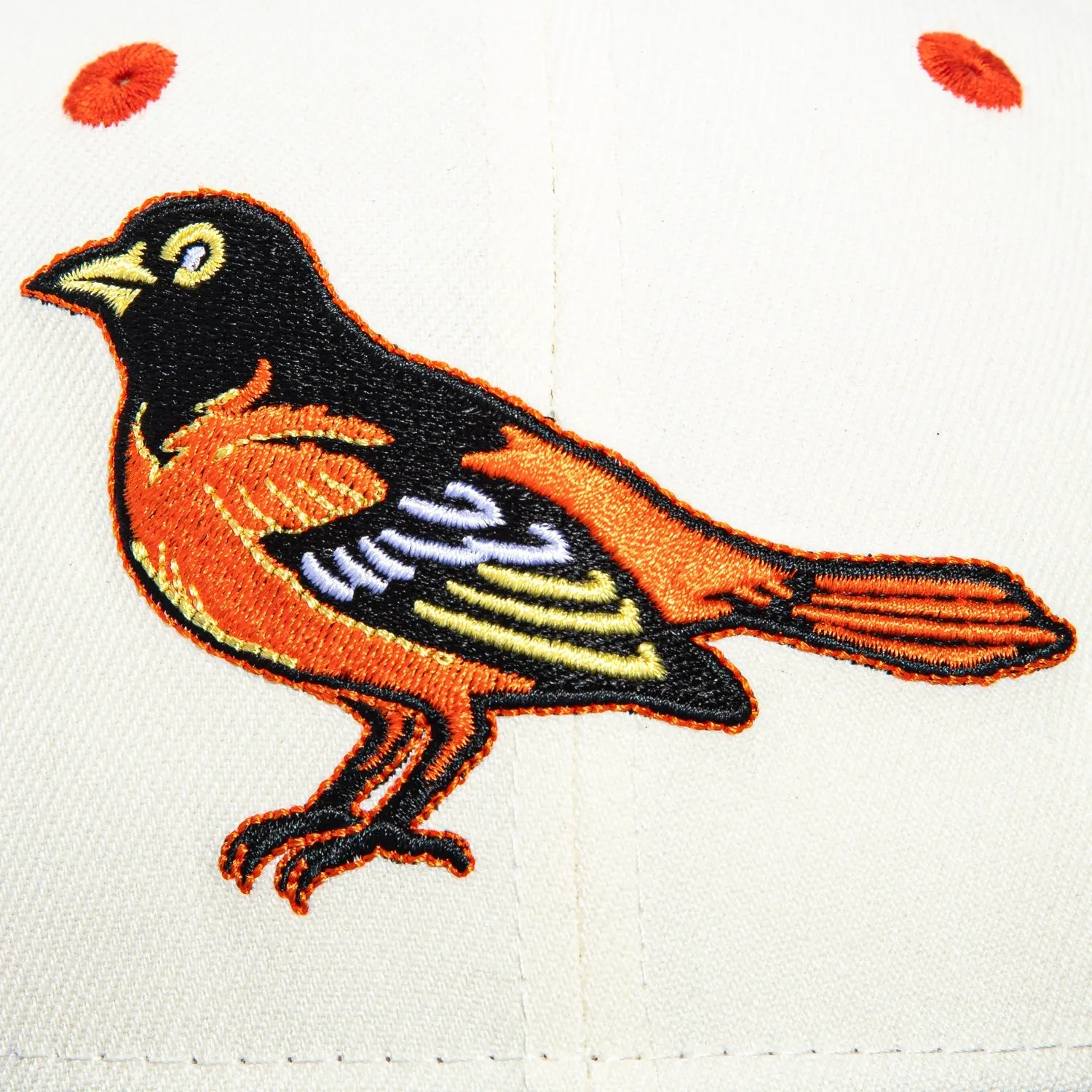 New Era 59Fifty Baltimore Orioles 1998 Hat - White, Navy, Orange sold by Hat Club product image thumbnail 4