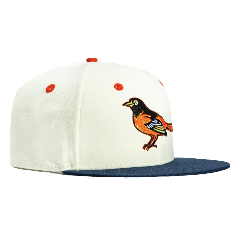New Era 59Fifty Baltimore Orioles 1998 Hat - White, Navy, Orange sold by Hat Club