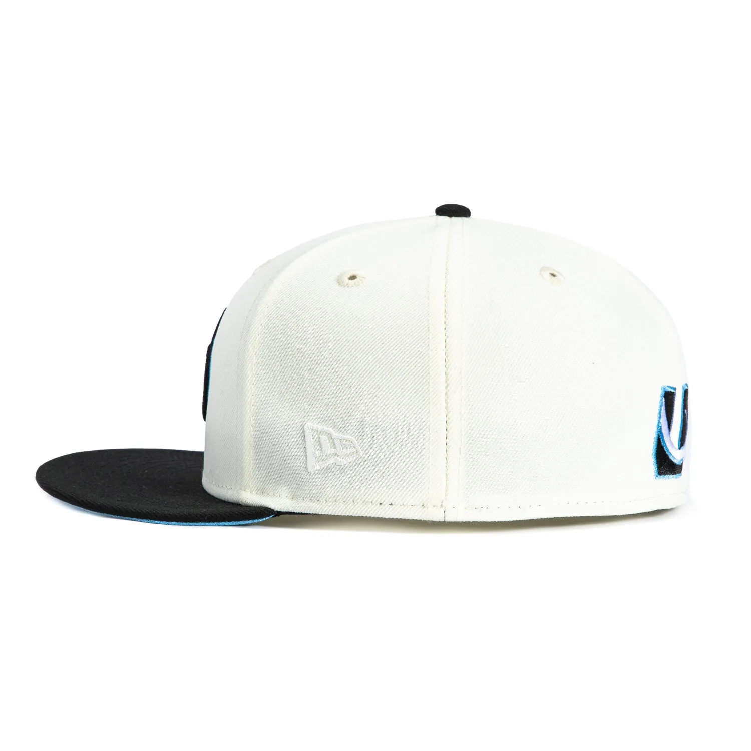 New Era 59Fifty Utah Mammoth Light Blue UV Hat - White, Black sold by Hat Club product image thumbnail 3