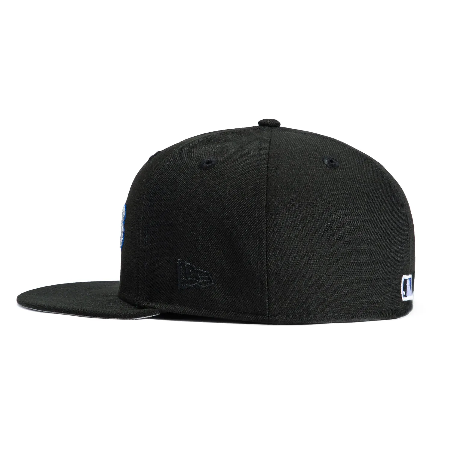 New Era 59Fifty Los Angeles Dodgers Shadow Hat - Black, Metallic Silver, Royal sold by Hat Club product image thumbnail 3