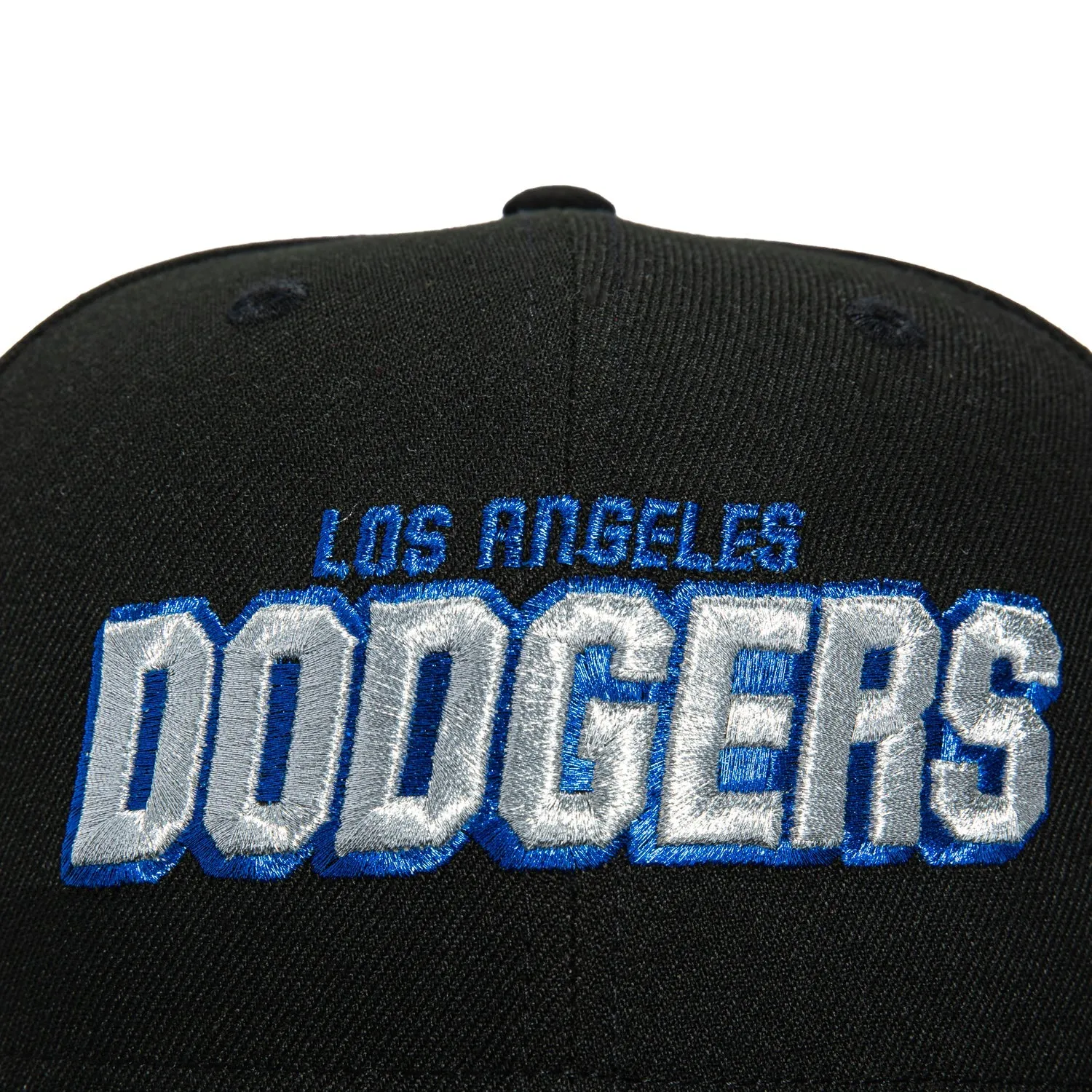 New Era 59Fifty Los Angeles Dodgers Shadow Hat - Black, Metallic Silver, Royal sold by Hat Club product image thumbnail 4