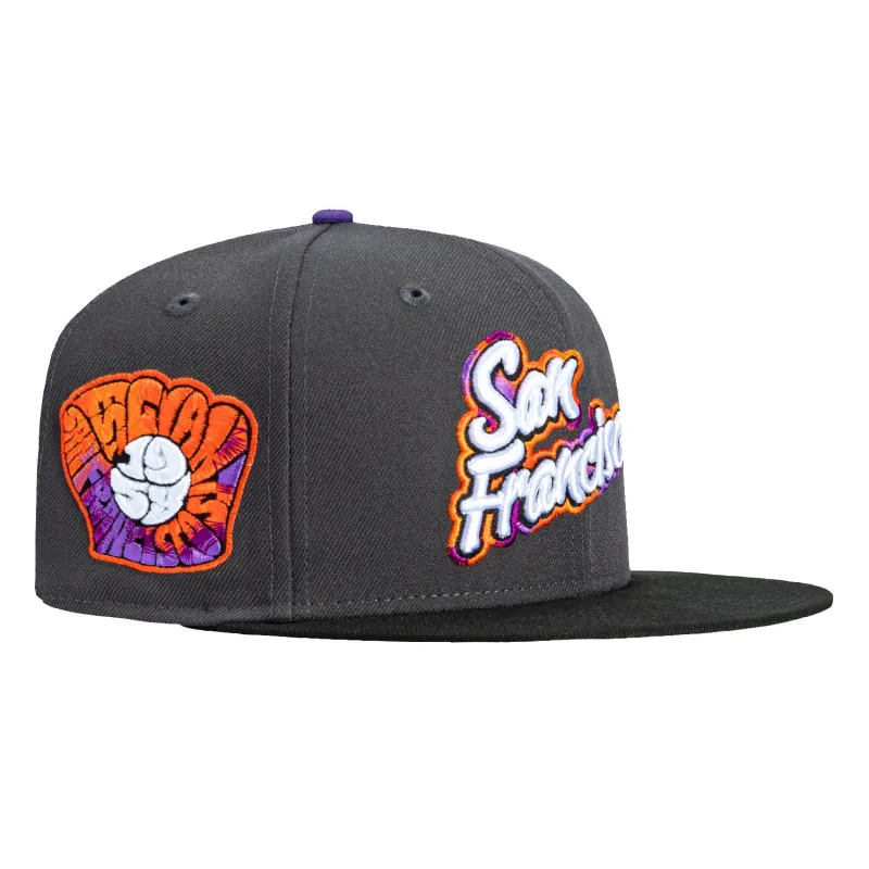 New Era 59Fifty San Francisco Giants 2025 City Connect Patch Script Hat - Graphite, Black sold by Hat Club