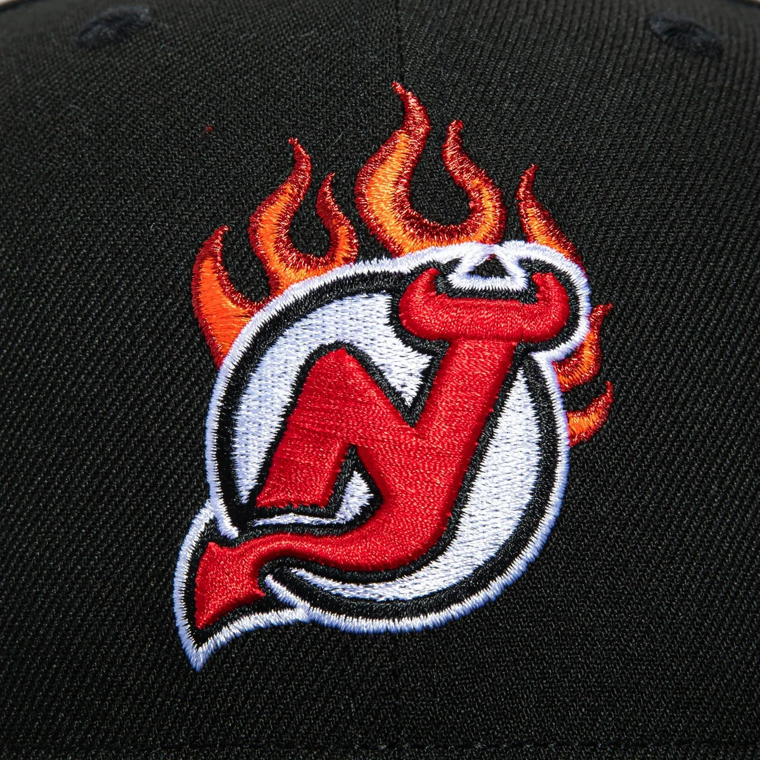 New Era 59Fifty New Jersey Devils Flame Hat - Black, Red sold by Hat Club product image thumbnail 4
