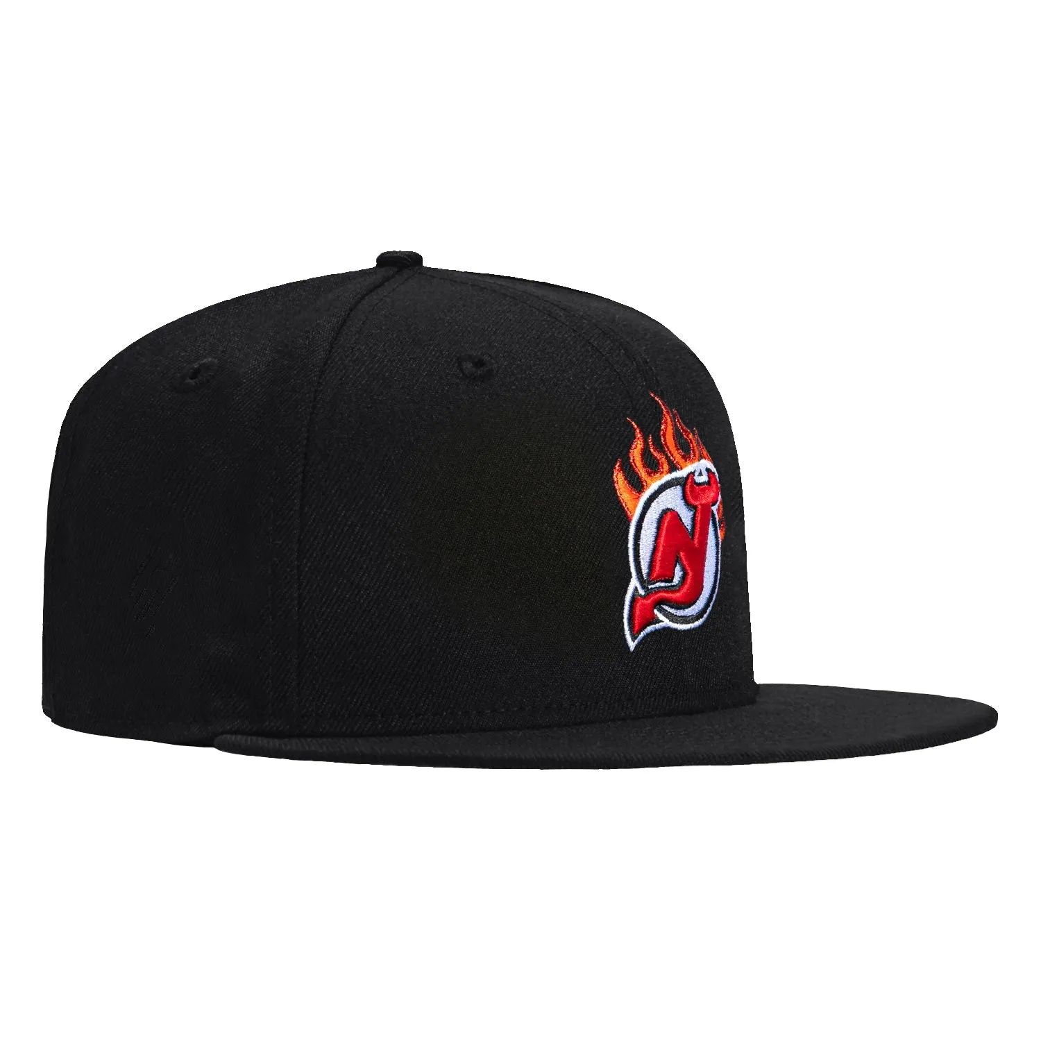 New Era 59Fifty New Jersey Devils Flame Hat - Black, Red sold by Hat Club