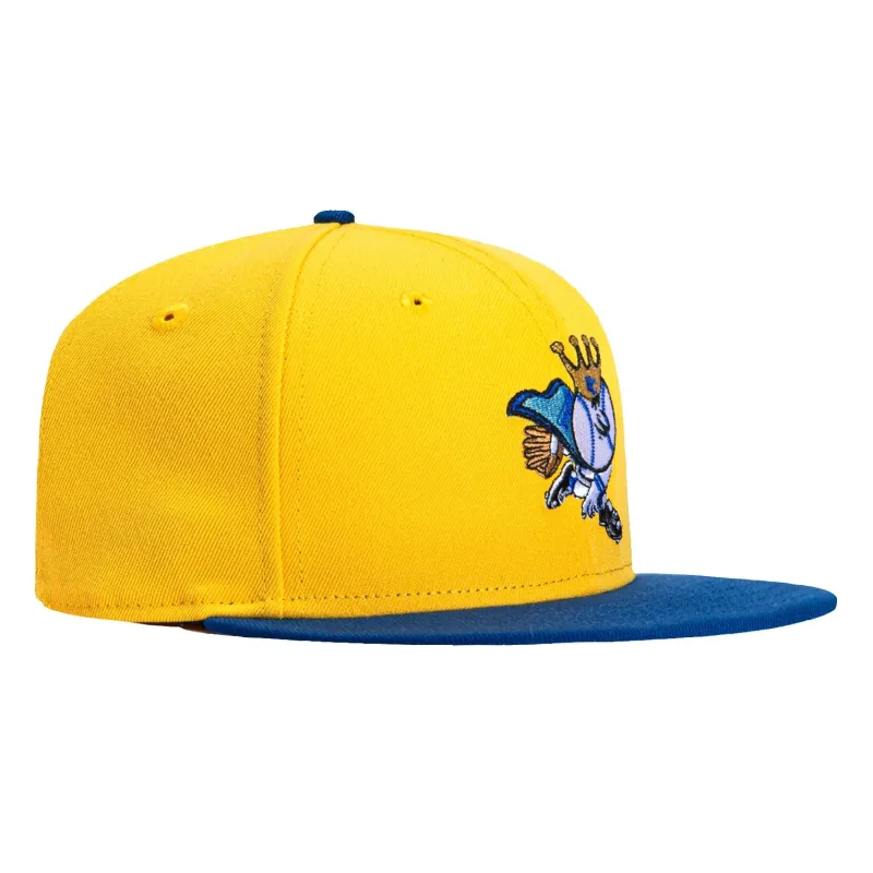 New Era 59Fifty Kansas City Royals Mr. Royal Pitch Hat - Gold, Royal made by New Era