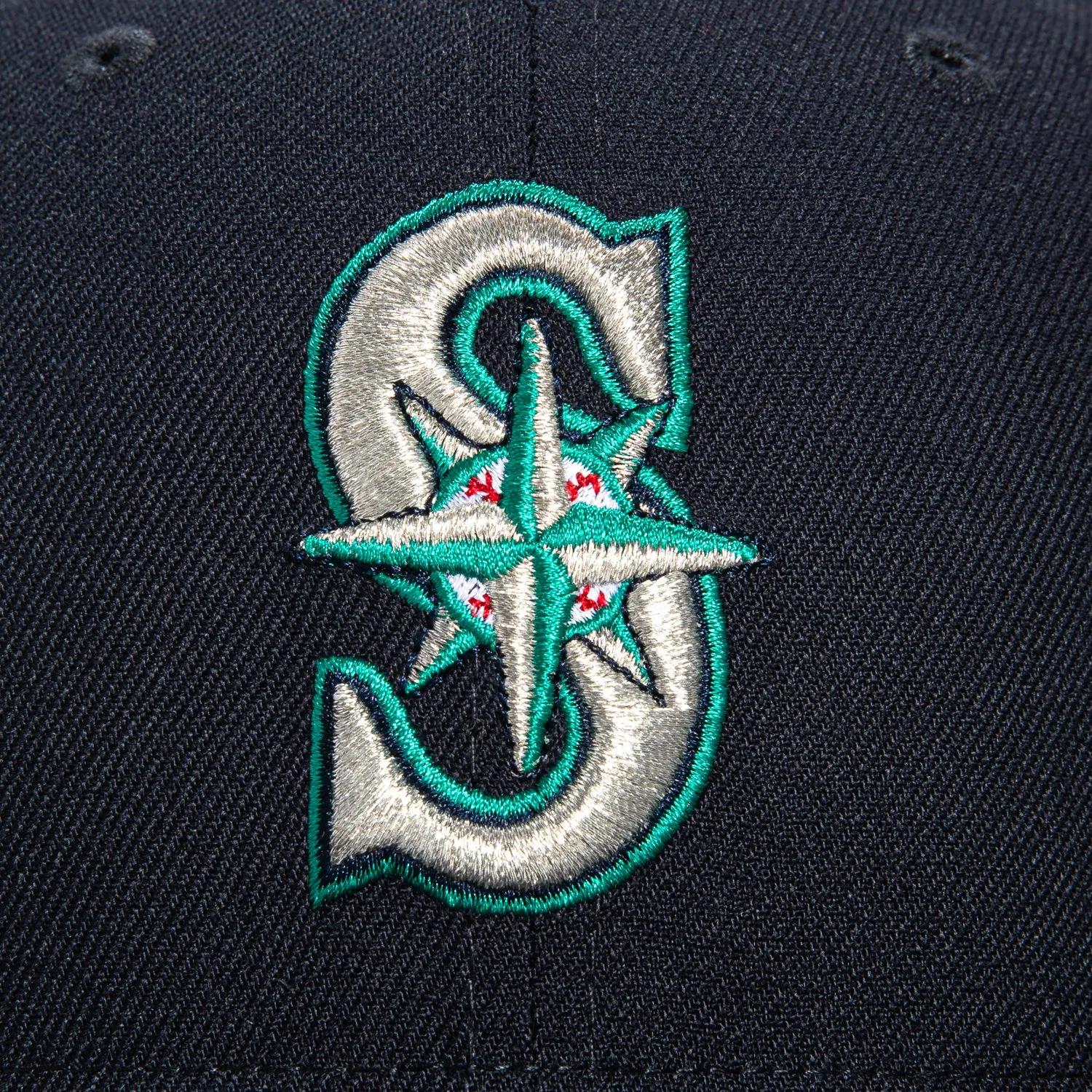 New Era 9Fifty MLB Basic Seattle Mariners Snapback Game Hat - Navy sold by Hat Club product image thumbnail 3