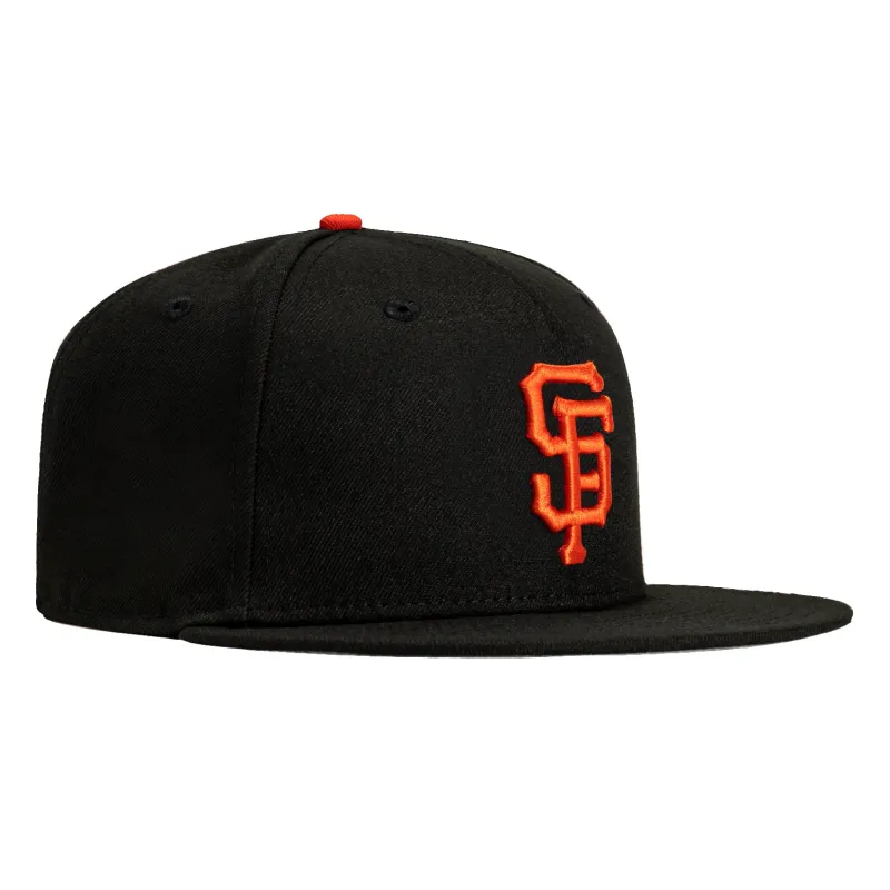 New Era 9Fifty MLB Basic San Francisco Giants Game Snapback Hat - Black made by New Era