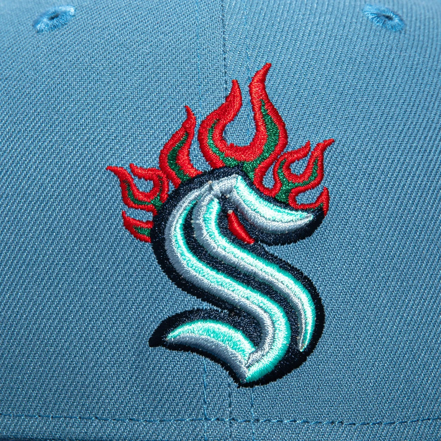New Era 59Fifty Seattle Kraken Flame Hat - Indigo, Navy sold by Hat Club product image thumbnail 4