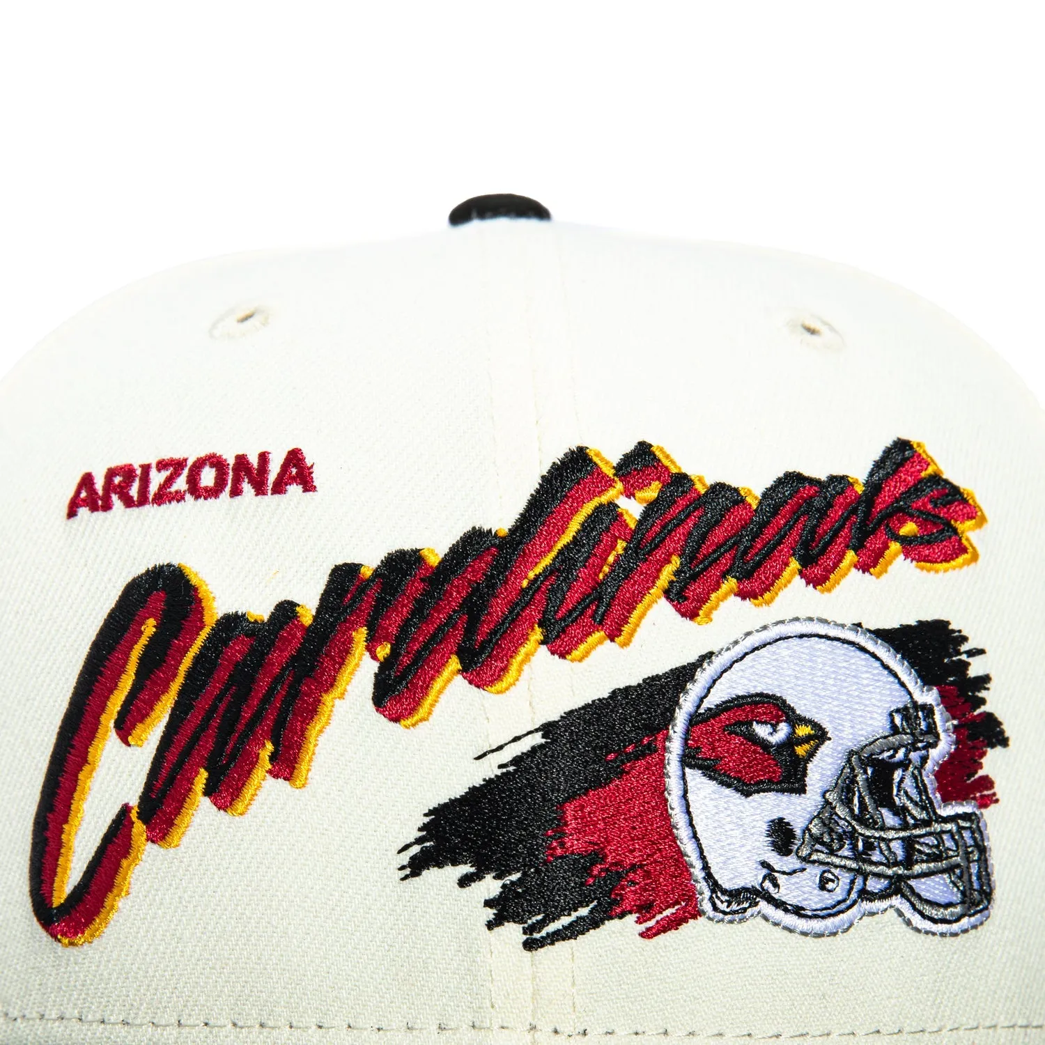 New Era 59Fifty Arizona Cardinals Vintage Brush Patch Hat - White, Black sold by Hat Club product image thumbnail 4