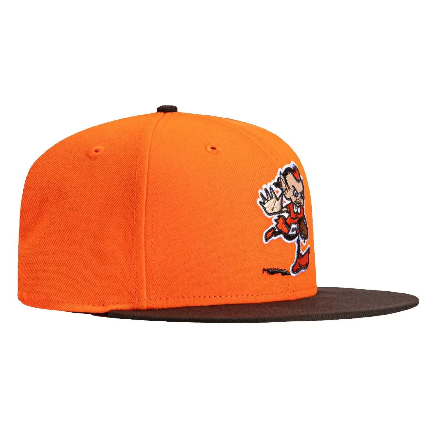 New Era 59Fifty Cleveland Browns Elf Hat - Orange, Brown sold by Hat Club