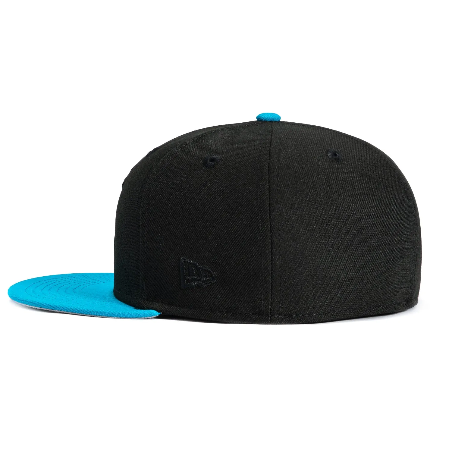 New Era 59Fifty Carolina Panthers 1995 Word Logo Hat - Black, Neon Blue sold by Hat Club product image thumbnail 3