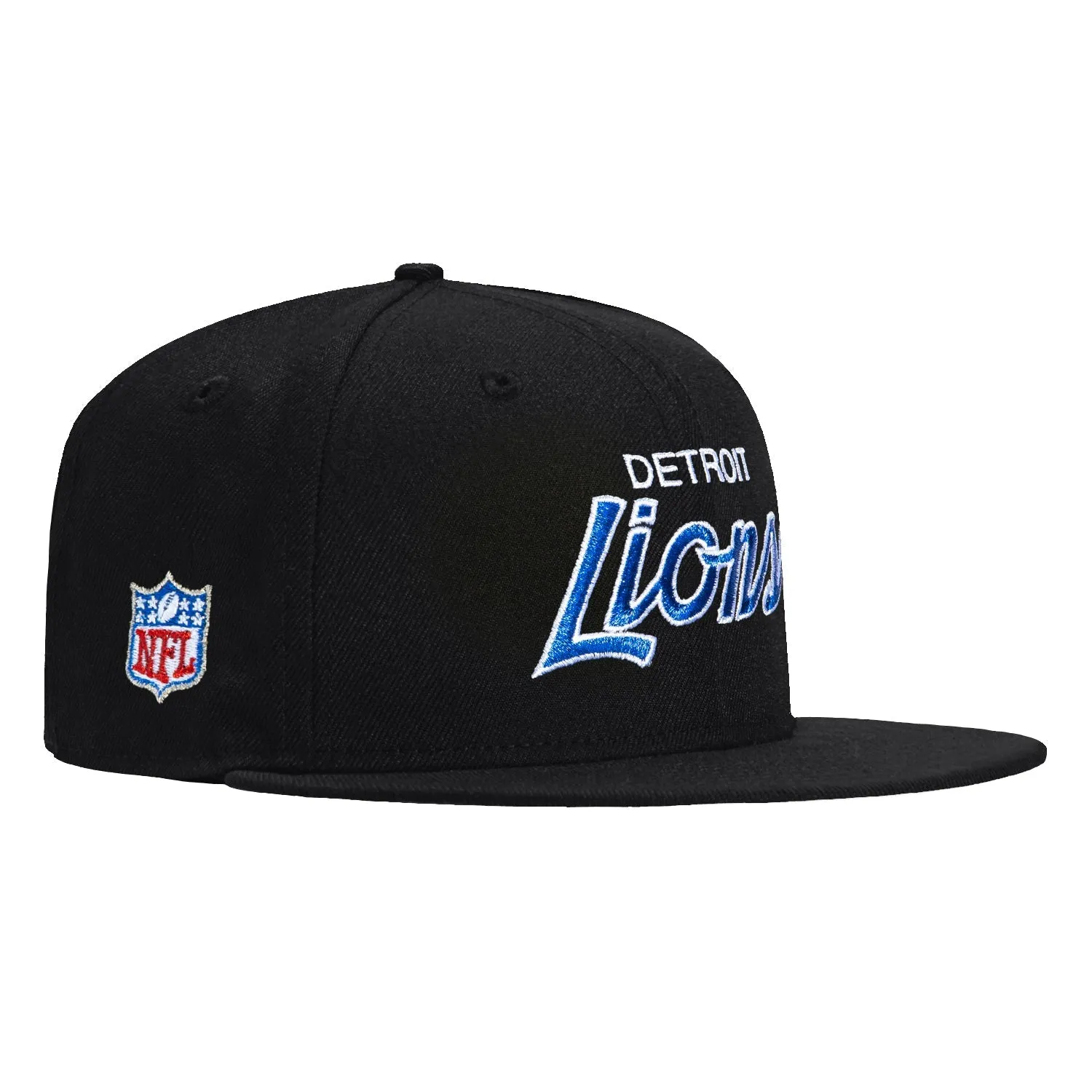 New Era 59Fifty Detroit Lions Script Hat - Black sold by Hat Club