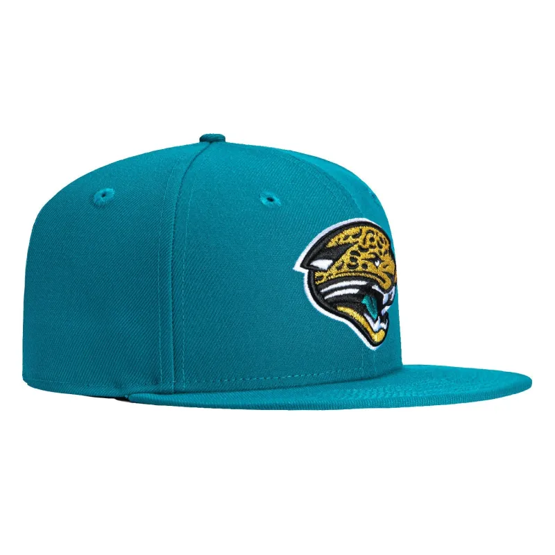 New Era 59Fifty Jacksonville Jaguars 1995 Hat - Teal sold by Hat Club
