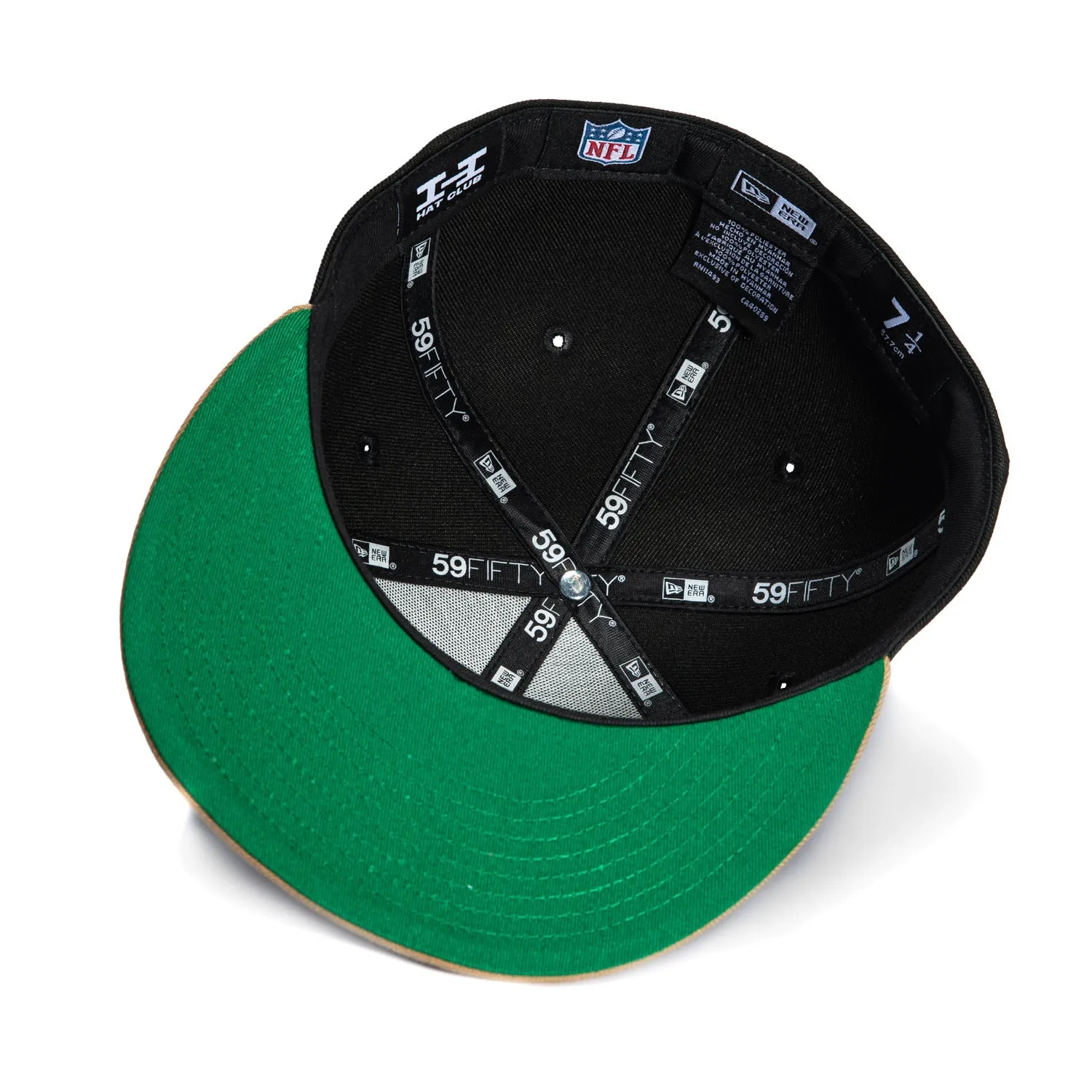 New Era 59Fifty San Francisco 49ers Vintage Logo Hat - Black, Khaki sold by Hat Club product image thumbnail 2