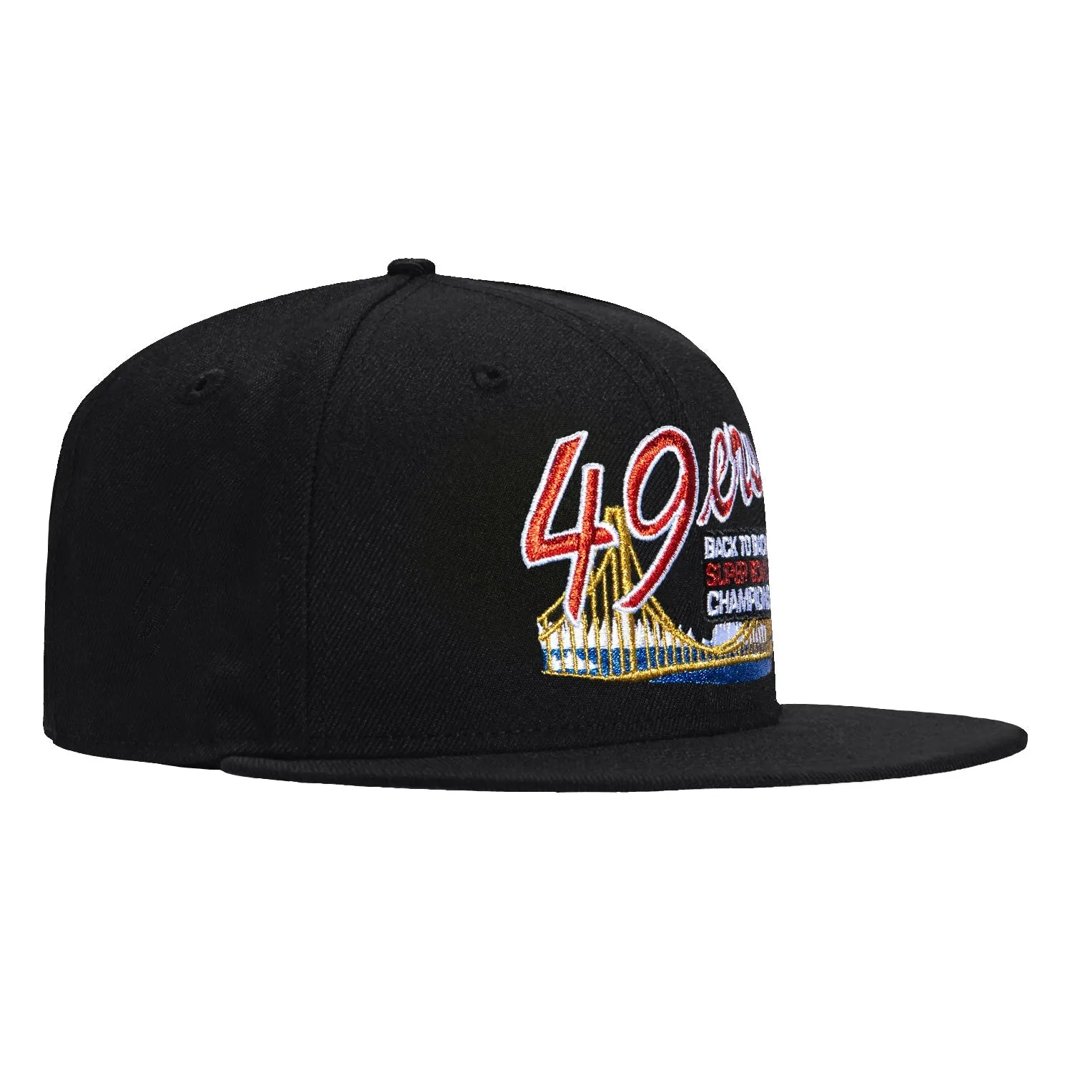 New Era 59Fifty San Francisco 49ers Back To Back Super Bowl Champions Hat - Black sold by Hat Club