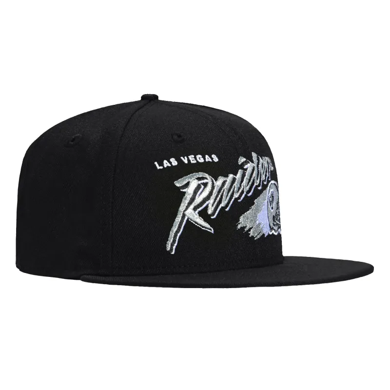 New Era 59Fifty Las Vegas Raiders Vintage Brush Hat - Black sold by Hat Club