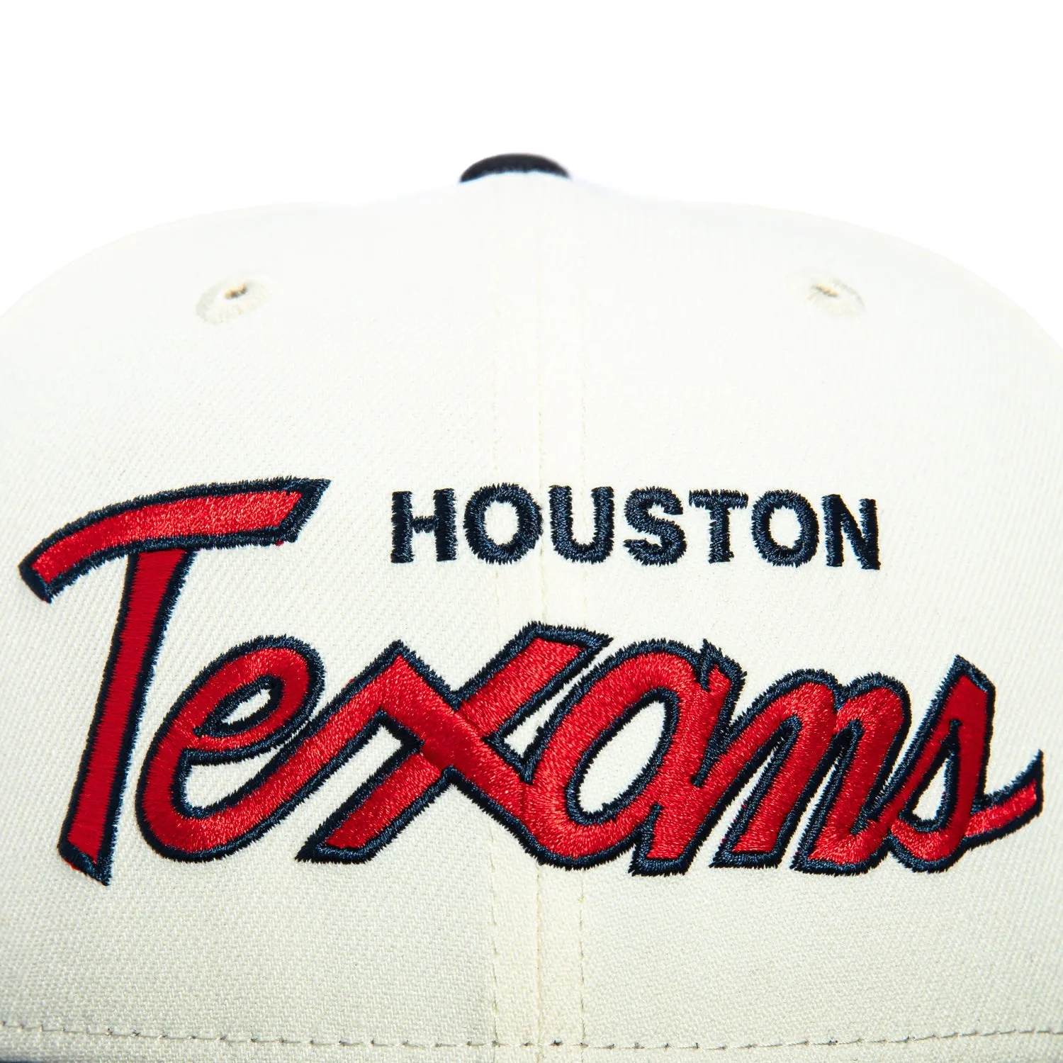 New Era 59Fifty Houston Texans Logo Patch Script Hat - White, Navy sold by Hat Club product image thumbnail 4